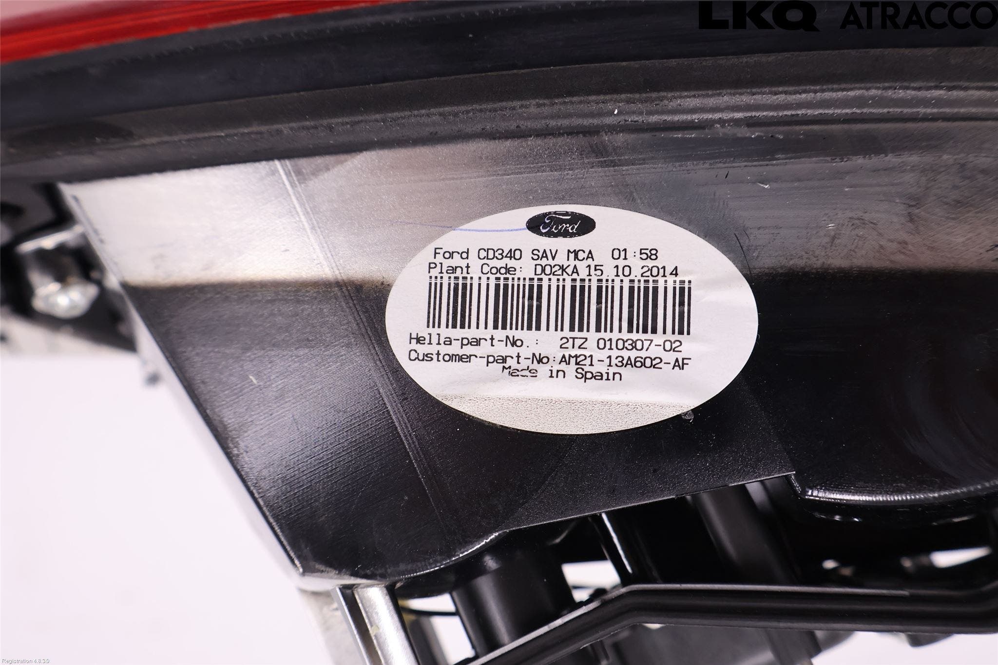 Ford S-MAX 06-15 Bakljus Lucka Hö