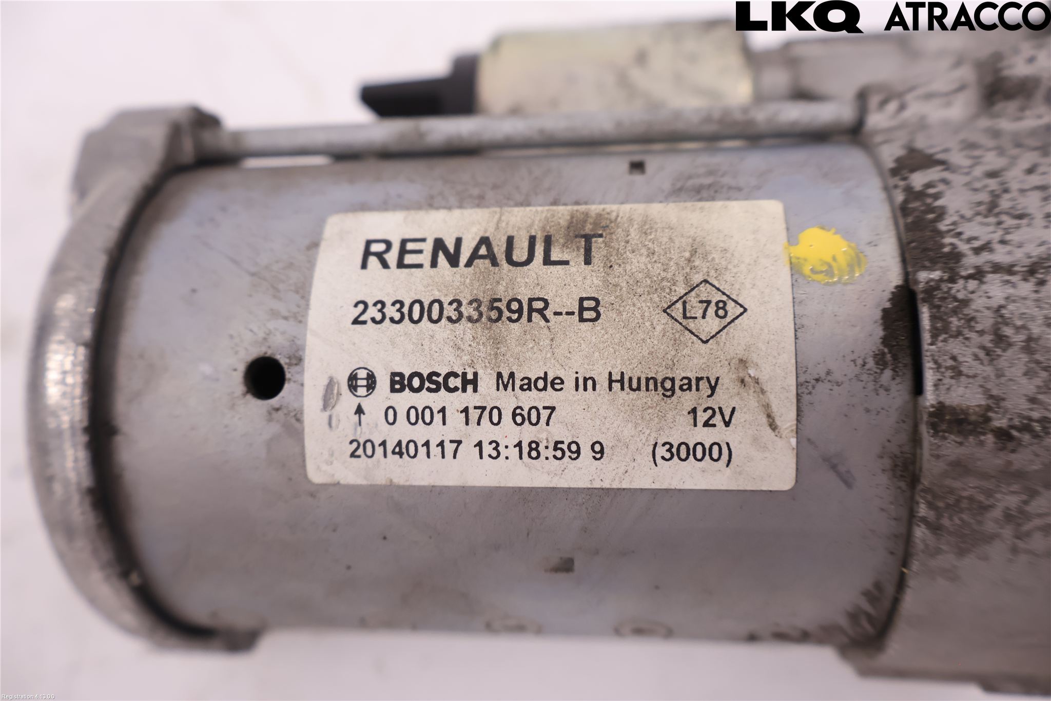 Nissan QASHQAI 14-17 Startmotor Diesel