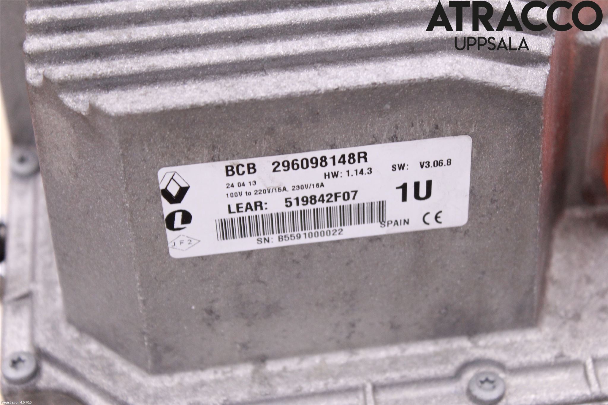 Renault KANGOO II 08-14 Batteriladdare Högspänning