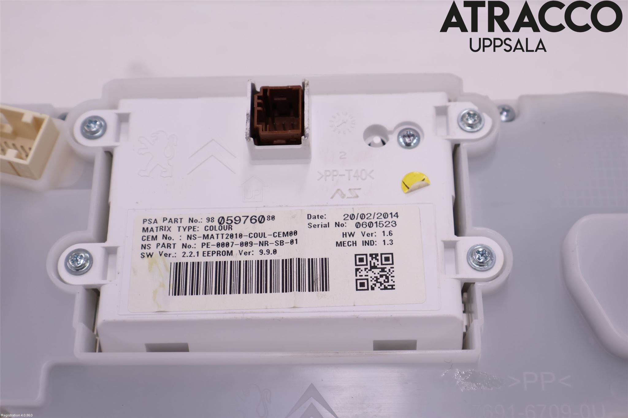 Peugeot 2008 13-20 Instrument Komb