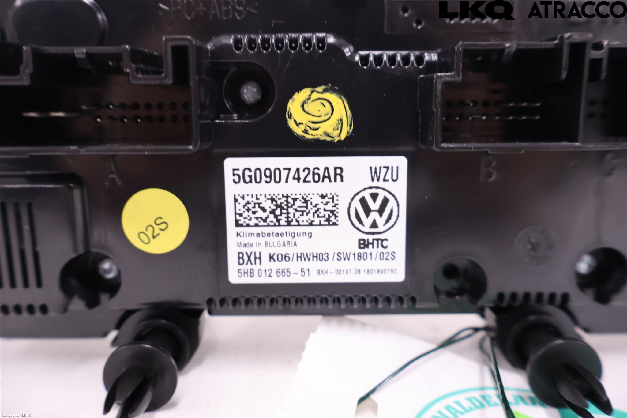 Volkswagen VW GOLF / E-GOLF VII 13-20 Ac Styrenhet Ac Manöveren
