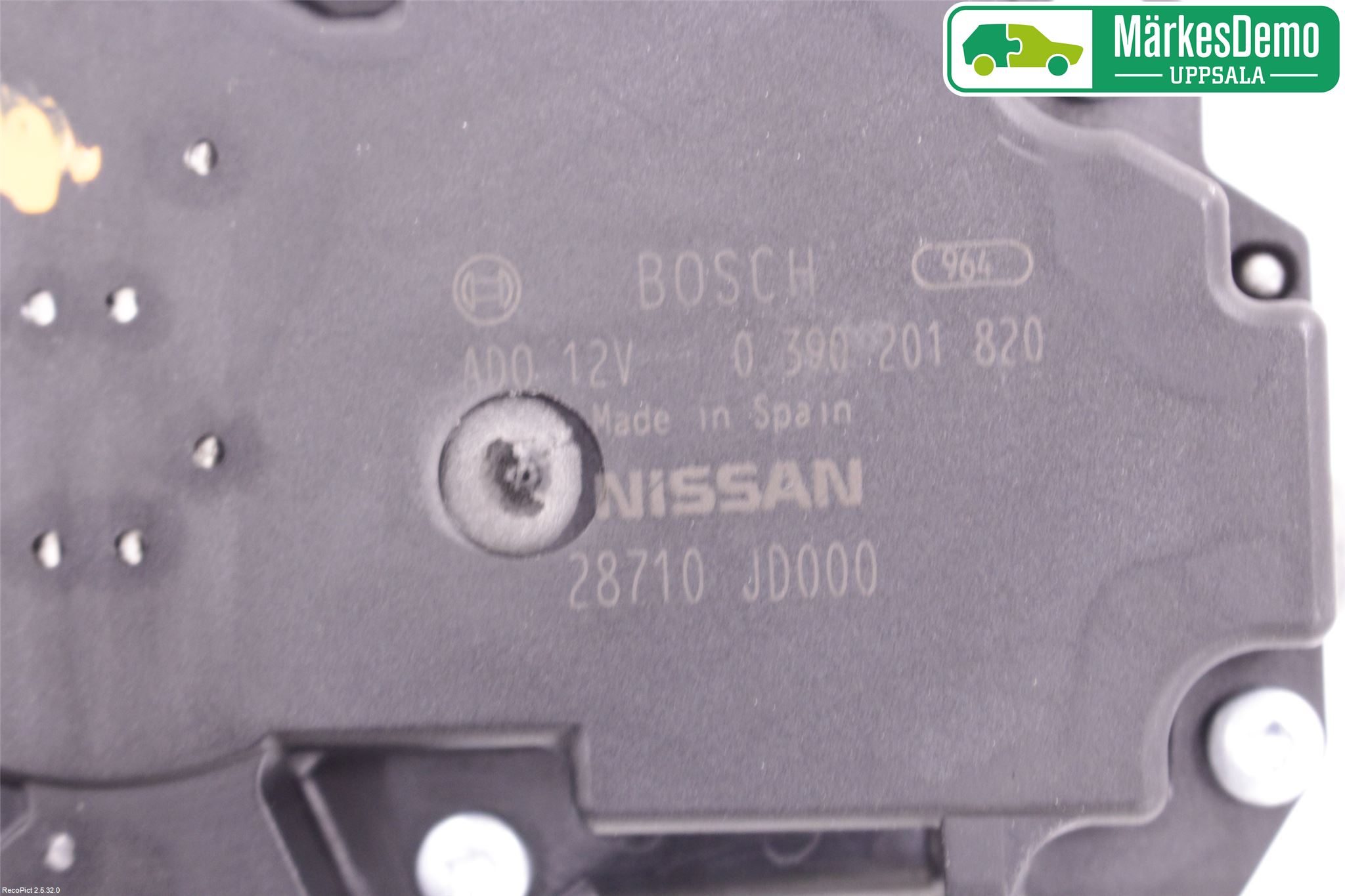 Nissan QASHQAI 10-14 Torkarmotor Baklucka