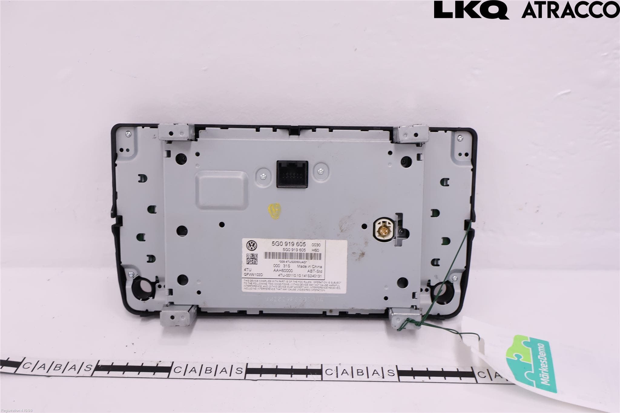 Volkswagen VW GOLF / E-GOLF VII 13-20 Cd Radio - Multimediapanel