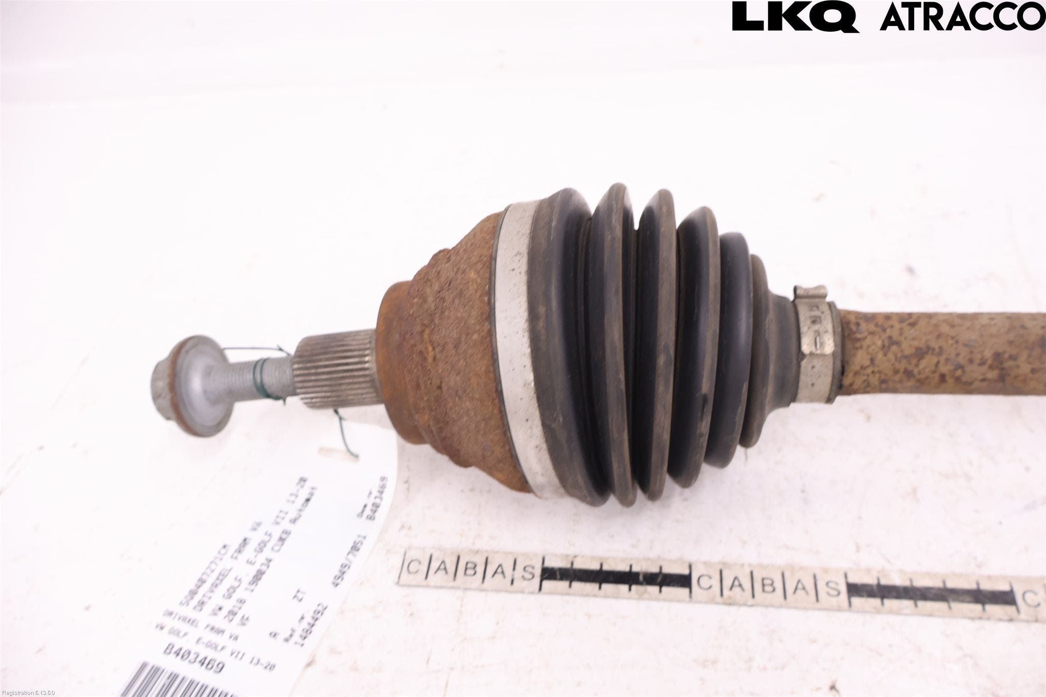 Volkswagen VW GOLF / E-GOLF VII 13-20 Drivaxel Fram Vänster