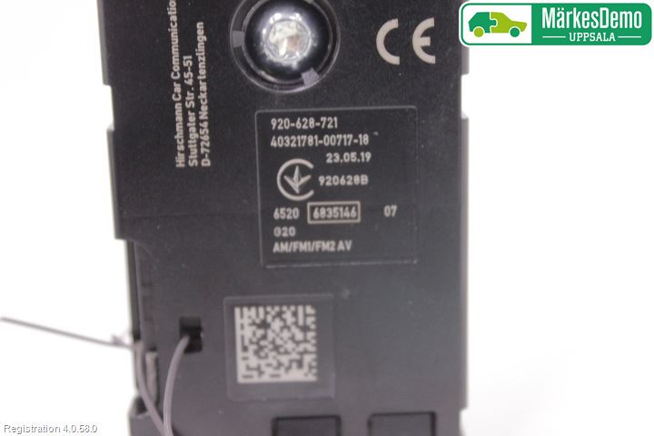 BMW 3 G20/G21/G80/G81 19- Antennförstärkare