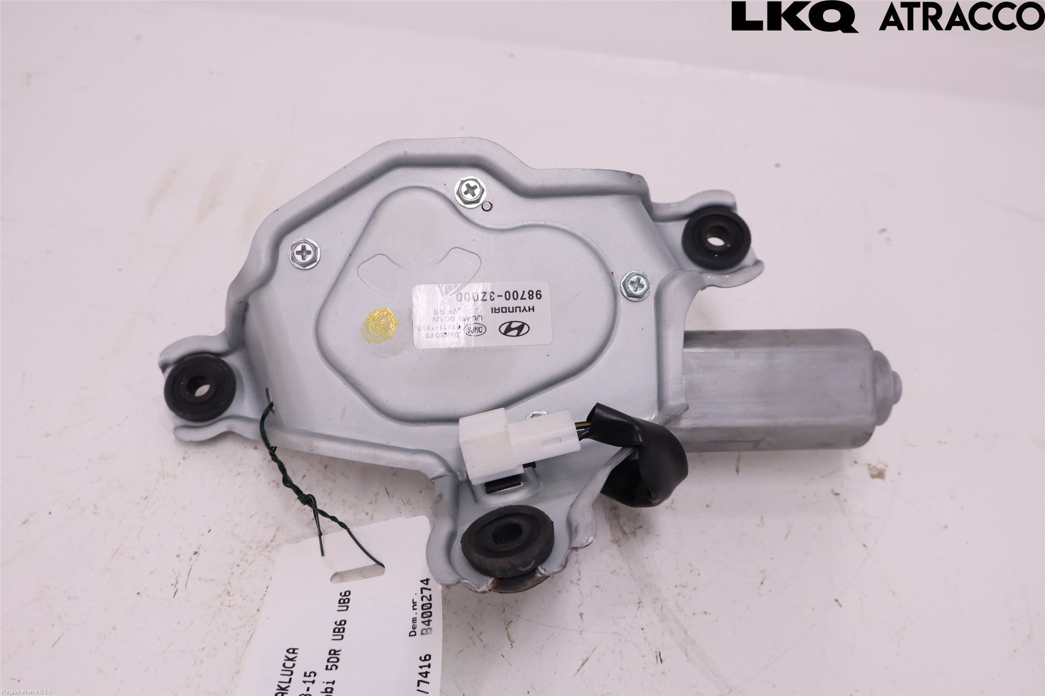 Hyundai i40 08-15 Torkarmotor Baklucka