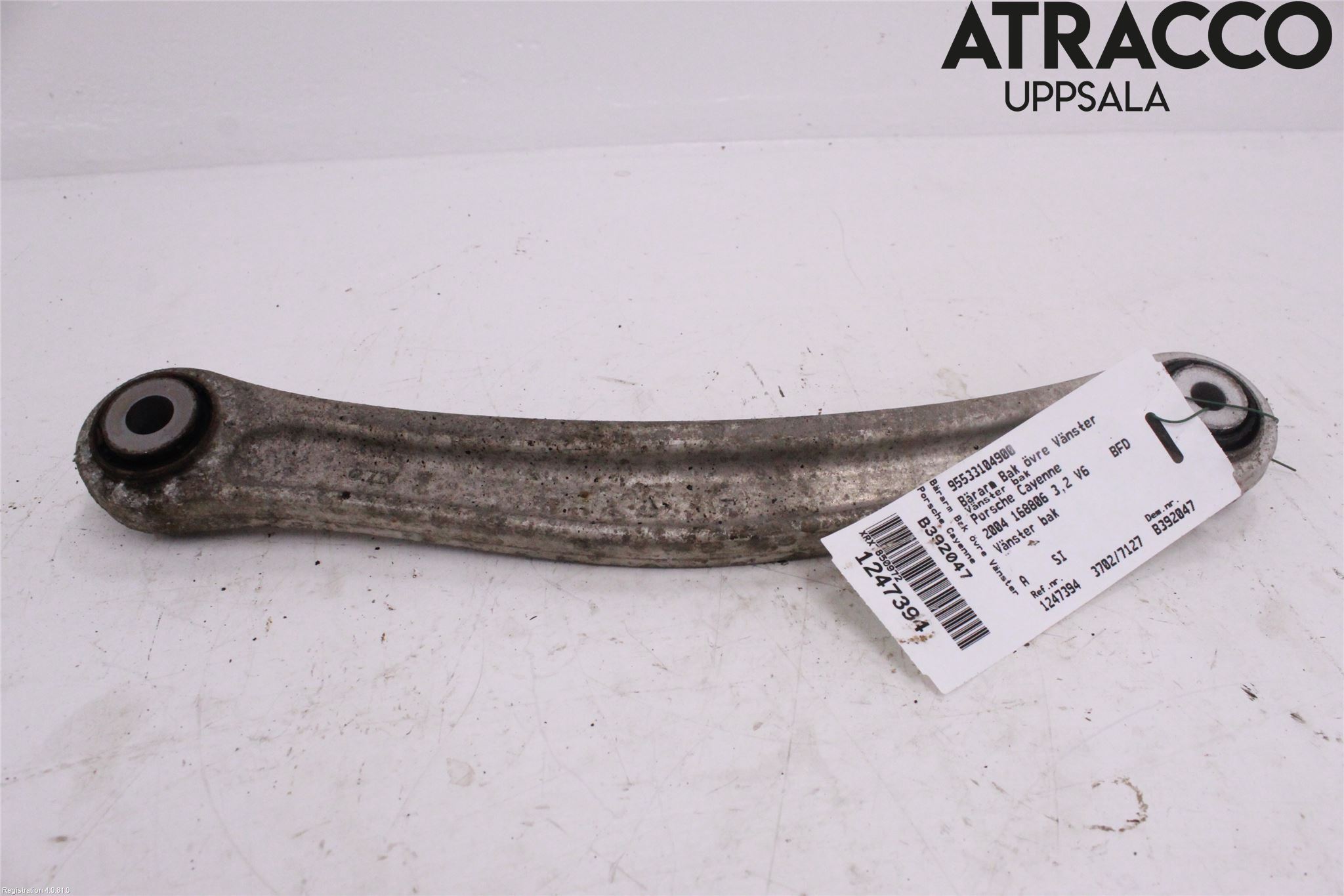 Porsche CAYENNE 03- Bärarm Bak Övre Vänster