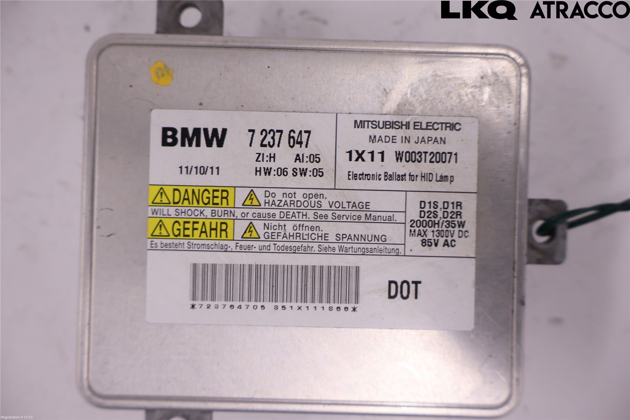 BMW 3 E90/91 SED/TOU 05-12 Styrenhet Strålkastare
