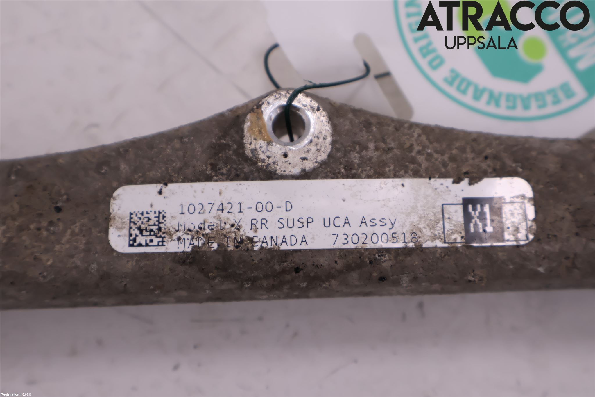 Tesla MODEL X 16- Bärarm Bak Höger