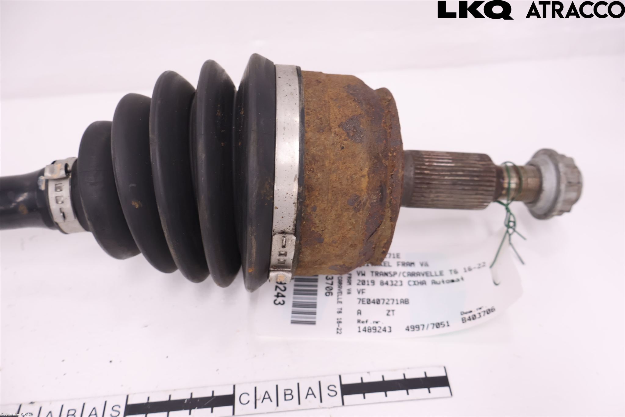 Volkswagen VW TRANSP/CARAVELLE (T6) 16-22 Drivaxel Fram Vänster