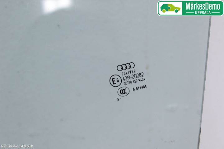 Audi A5 07-16 Dörruta Fram Vänster