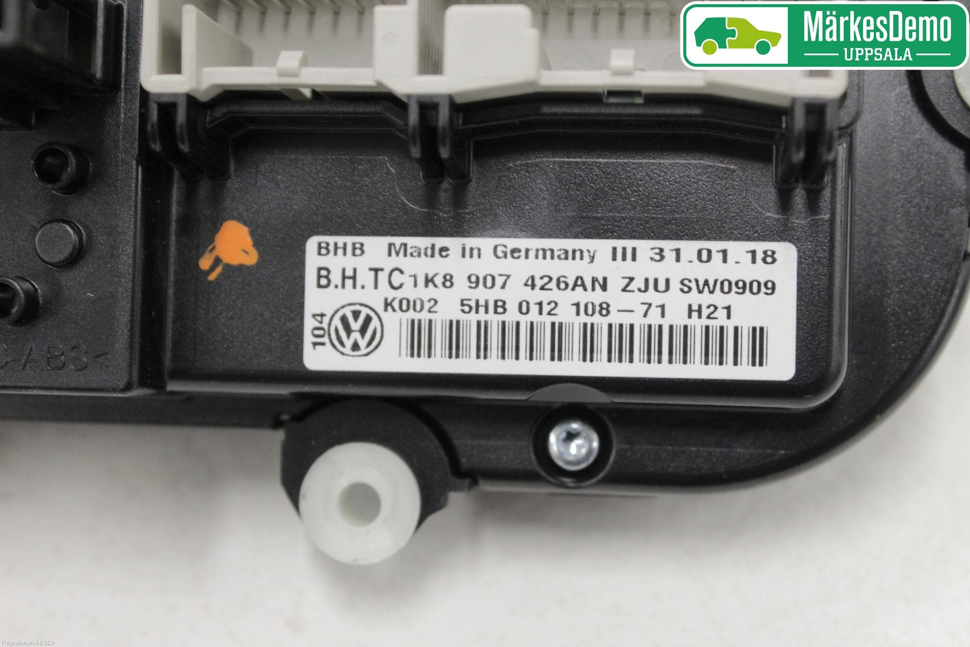 Volkswagen VW CADDY 16-20 Ac Styrenhet Ac Manöveren