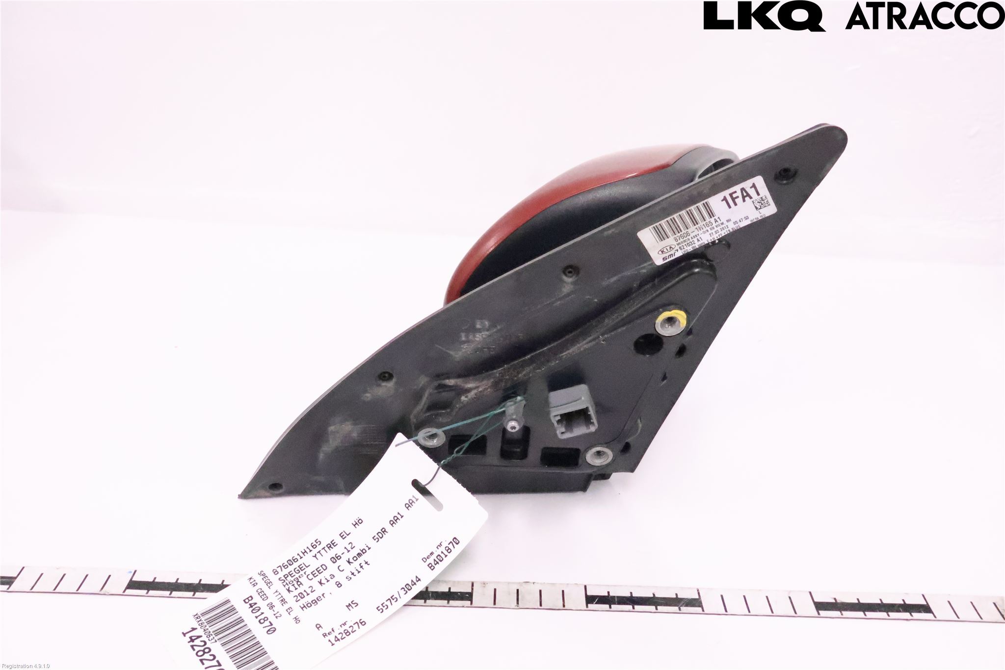 Kia CEED 06-12 Spegel Yttre El Hö