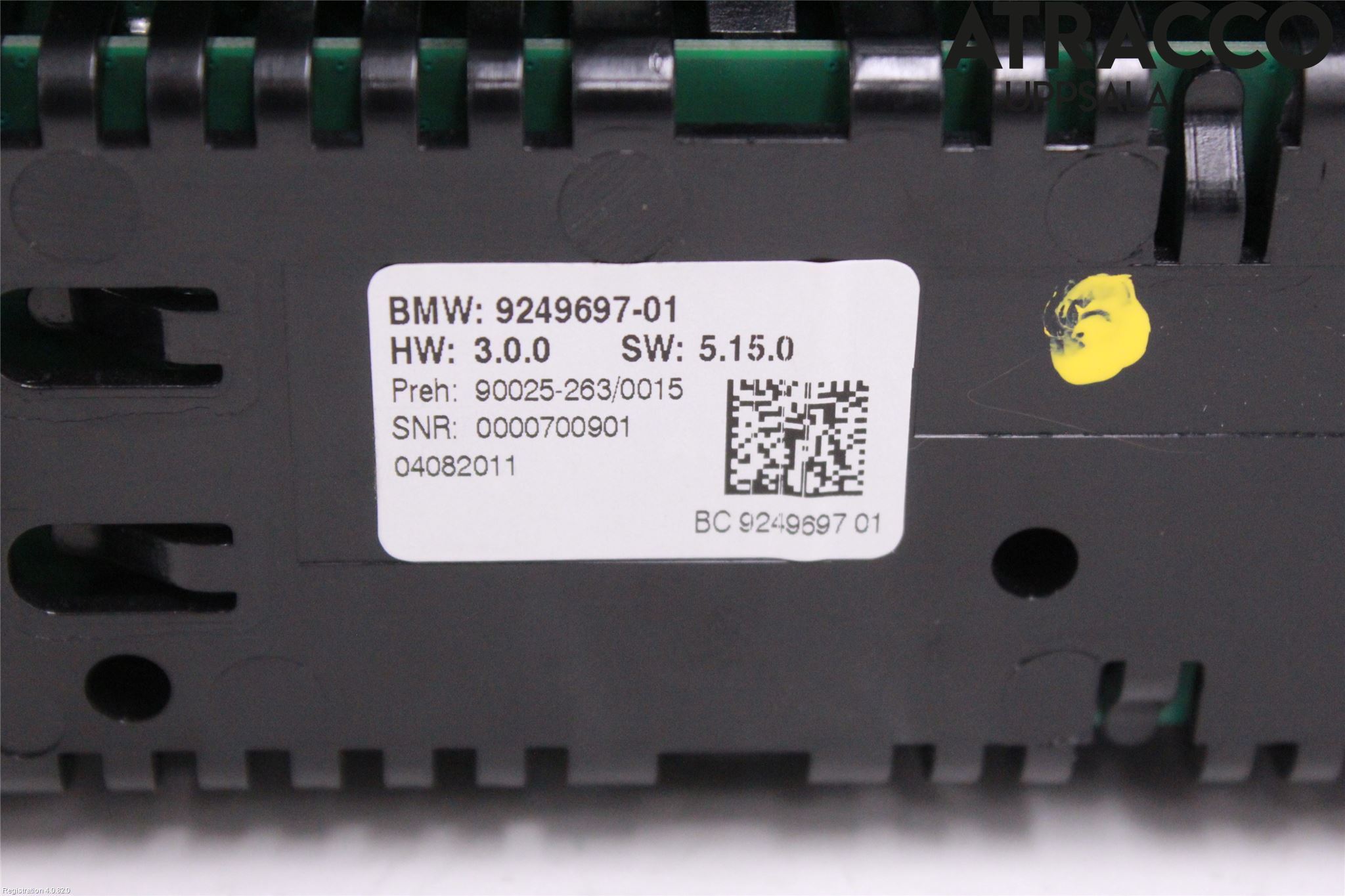 BMW 5 F10/F11/F18 09-17 Ac Styrenhet Ac Manöveren