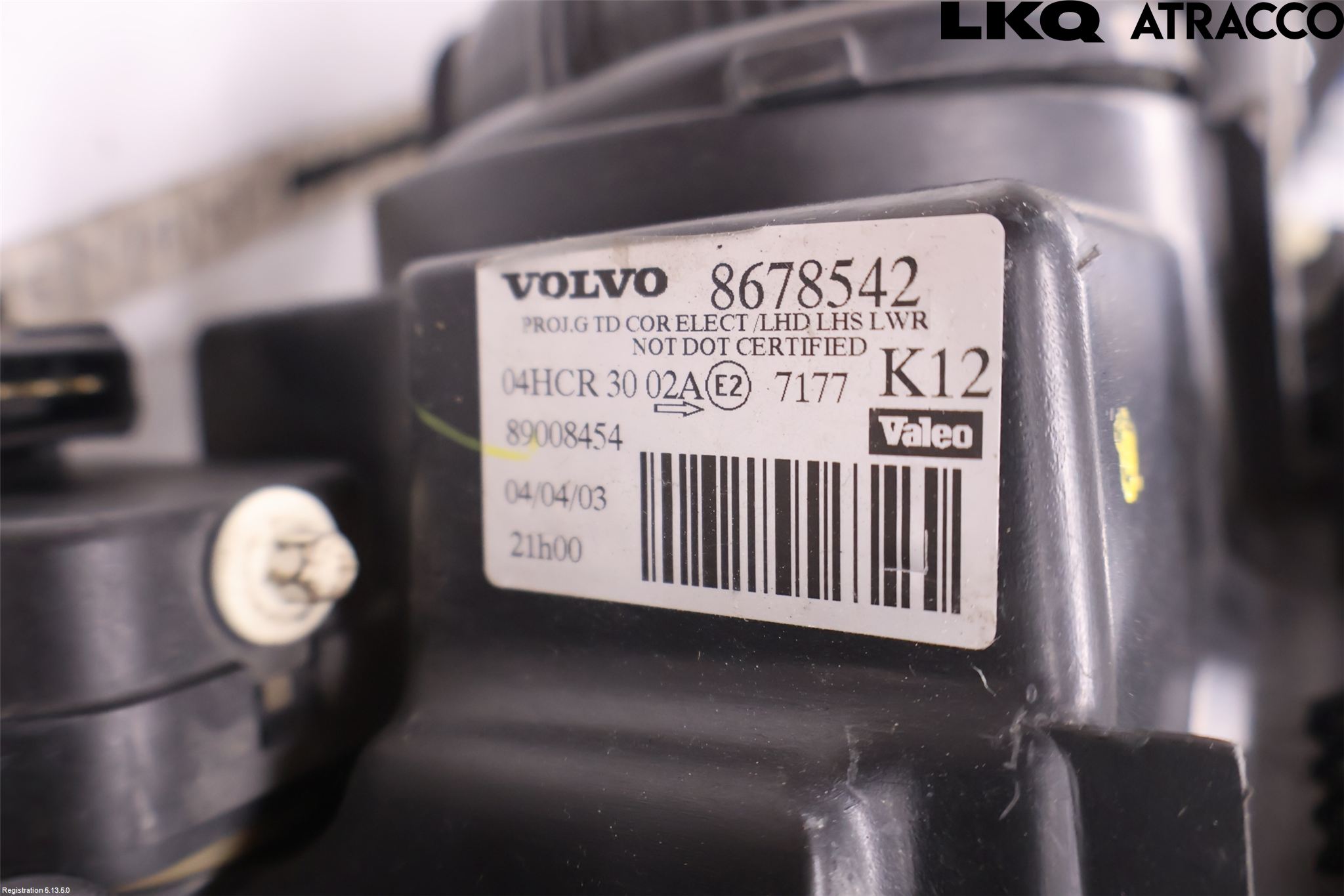 Volvo S80 04-06 Strålkastare Vänster