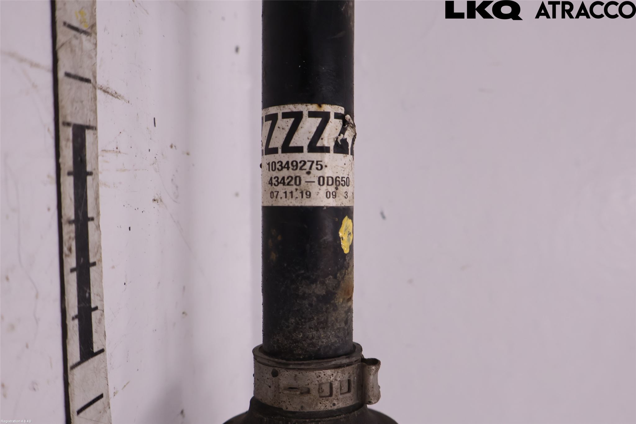 Toyota YARIS XP130 15-20 Drivaxel Fram Vänster