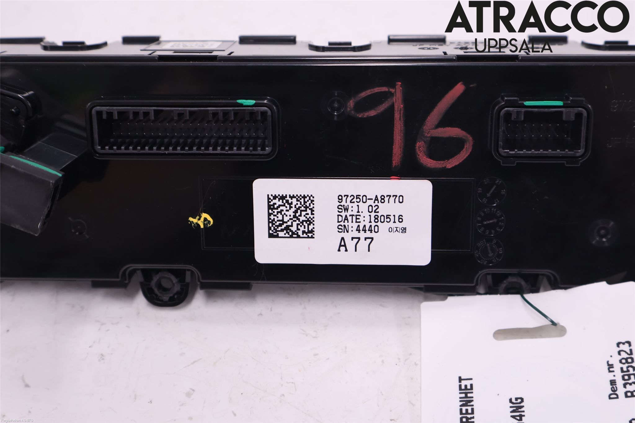 Kia OPTIMA 16-20 Ac Styrenhet Ac Manöveren