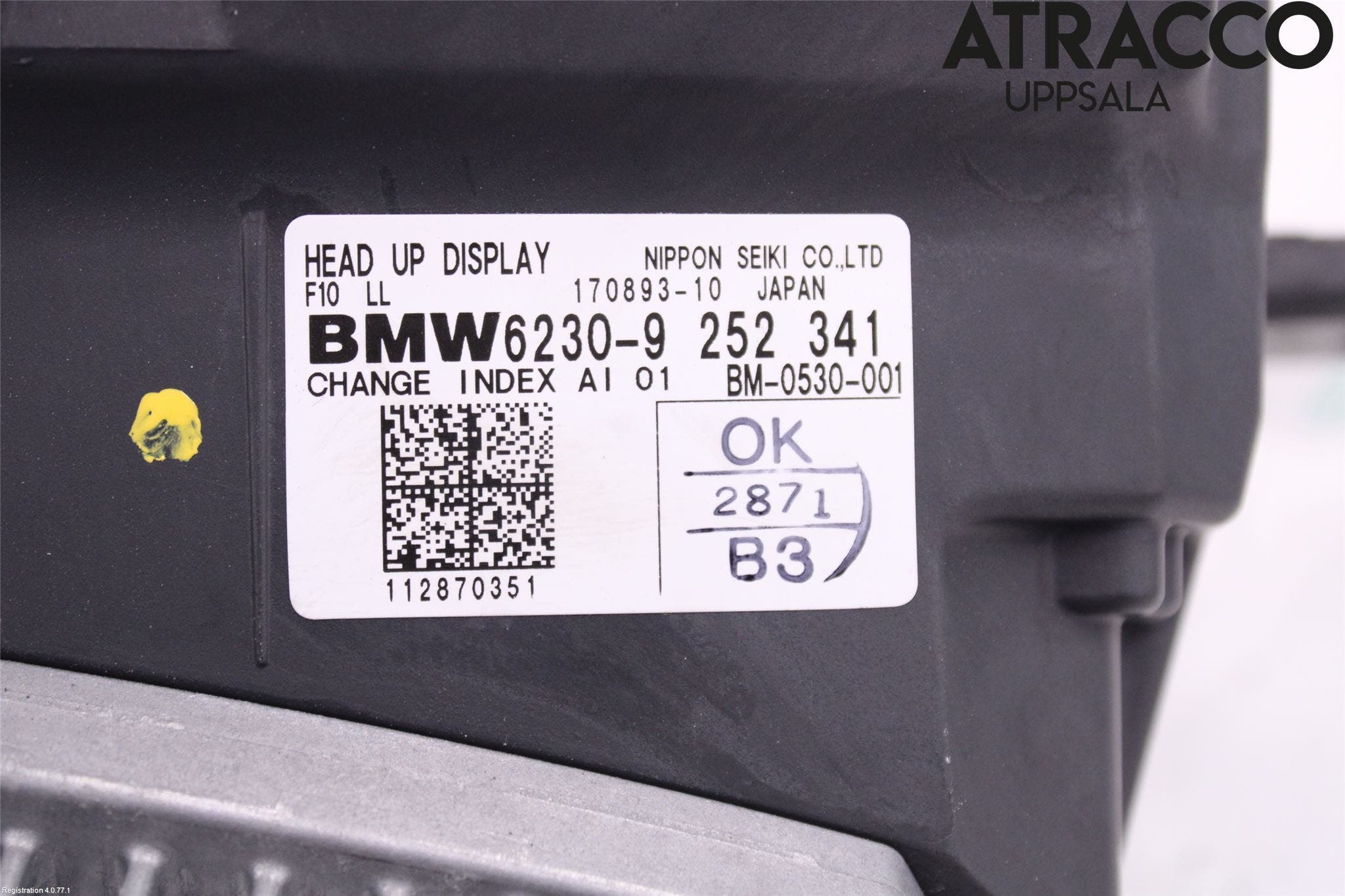 BMW 5 F10/F11/F18 09-17 Bildskärm