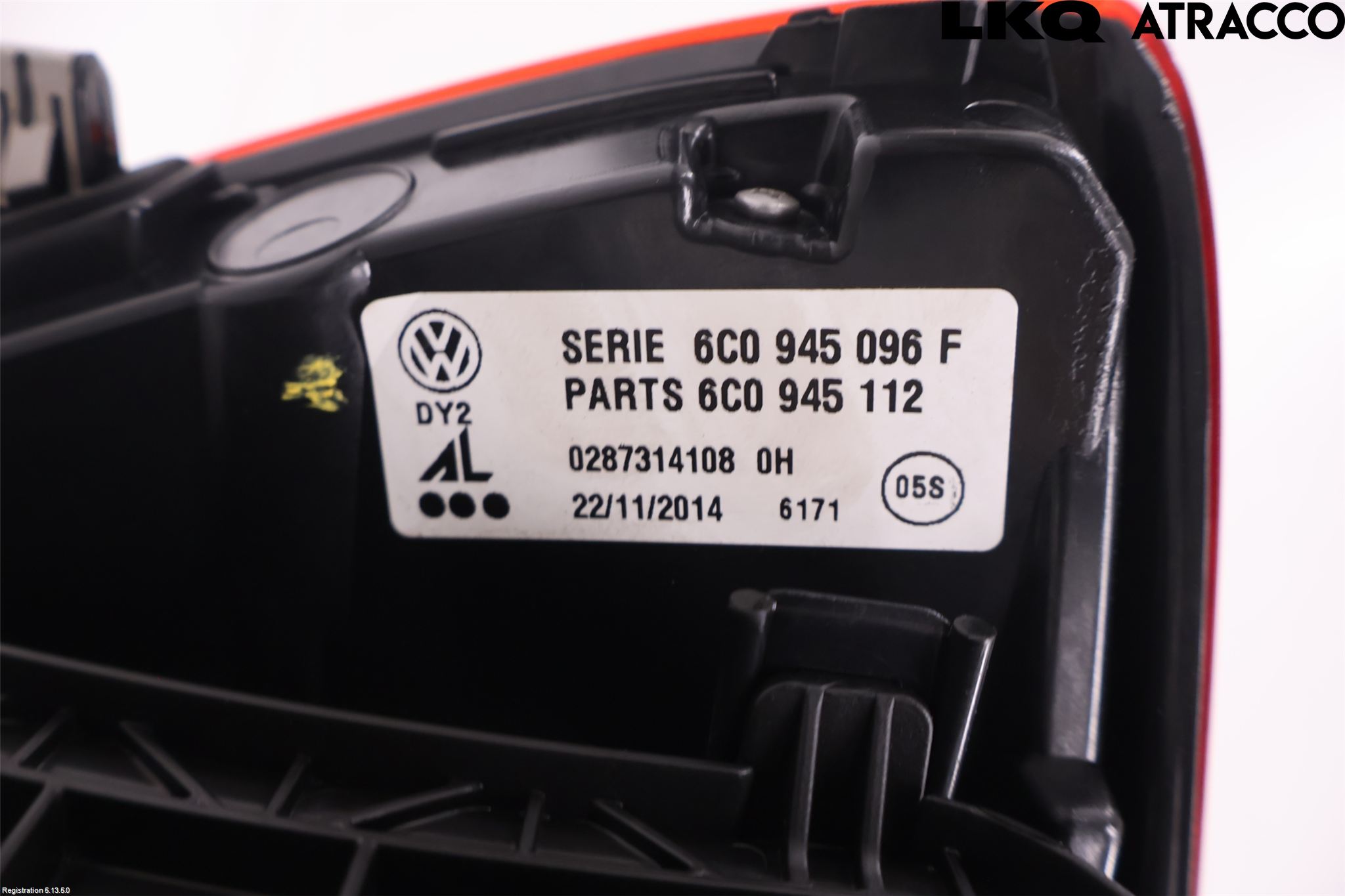 Volkswagen VW POLO 10-17 Bakljus Höger