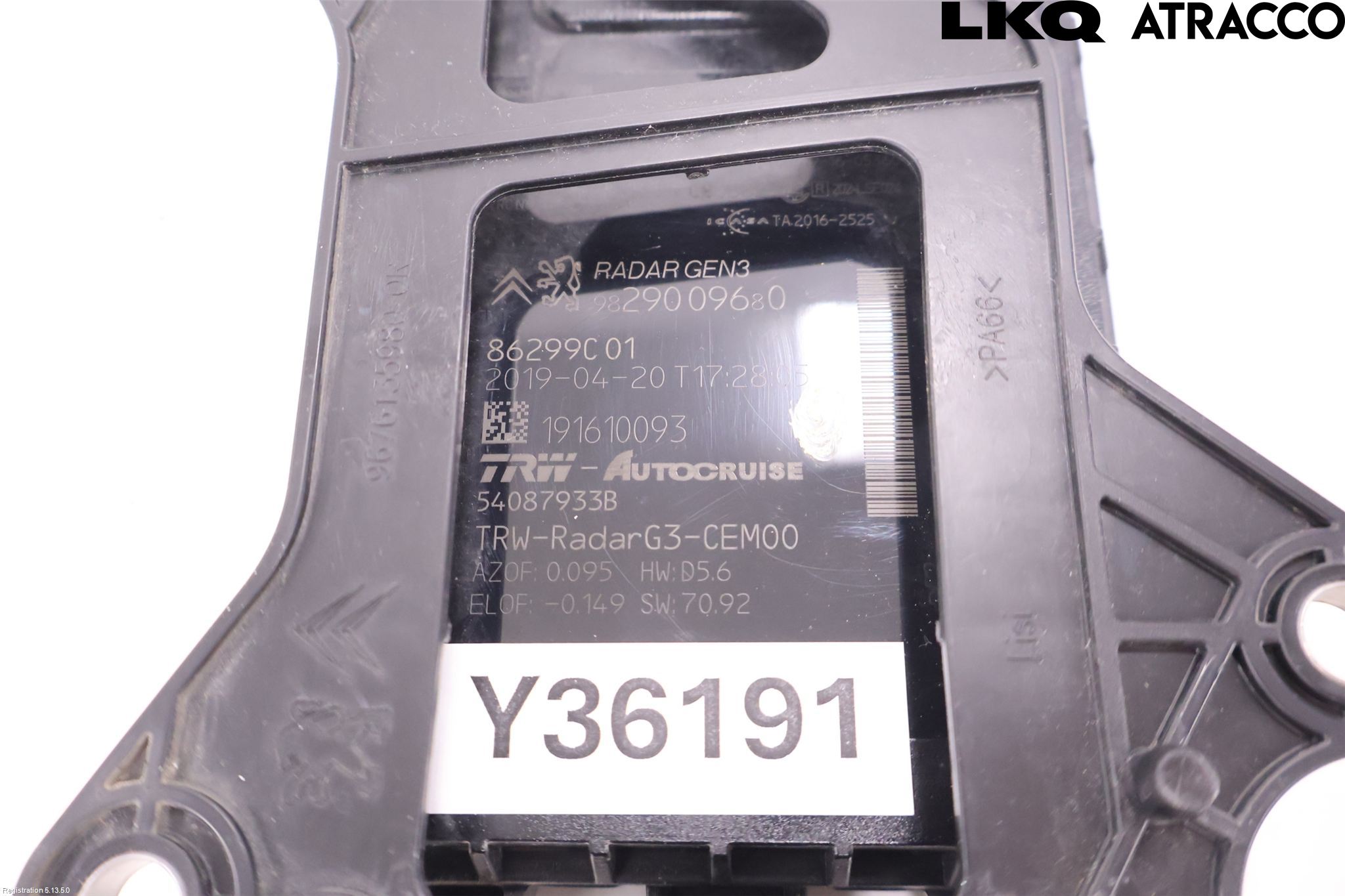 Toyota PROACE II 16- Sensor Adaptiv Farthållare