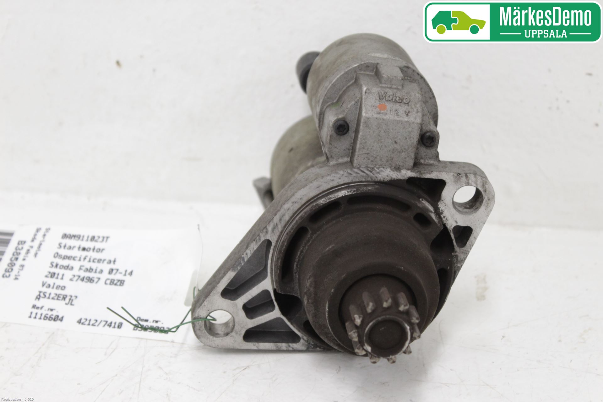 Skoda FABIA 07-14 Startmotor