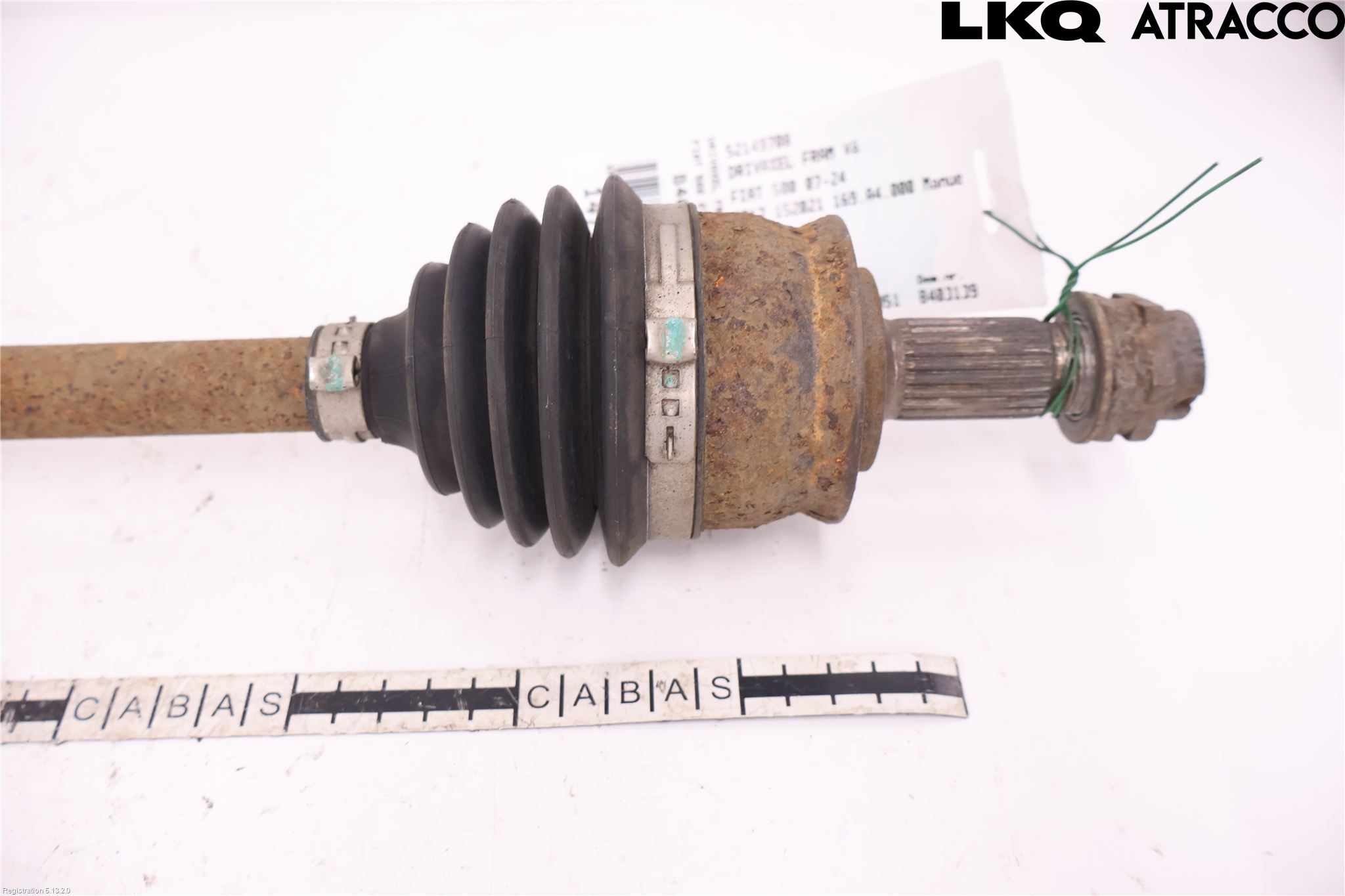Fiat 500 07- Drivaxel Fram Vänster