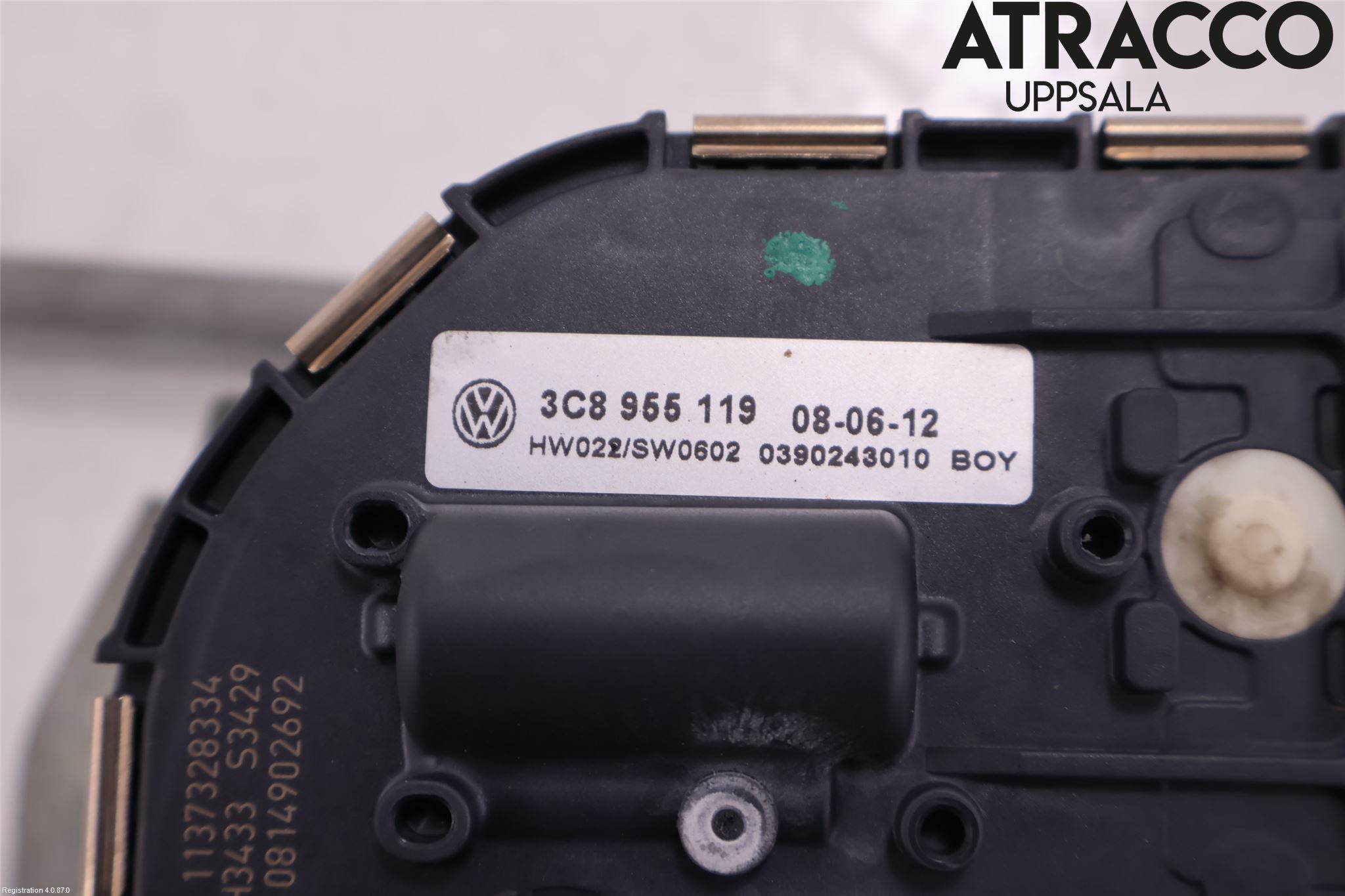 Volkswagen VW PASSAT CC 08-16 Torkarmotor Vindruta