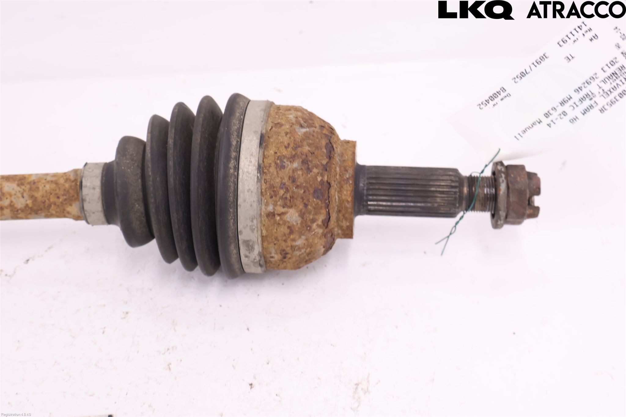 Renault TRAFIC   02-14 Drivaxel Fram Höger