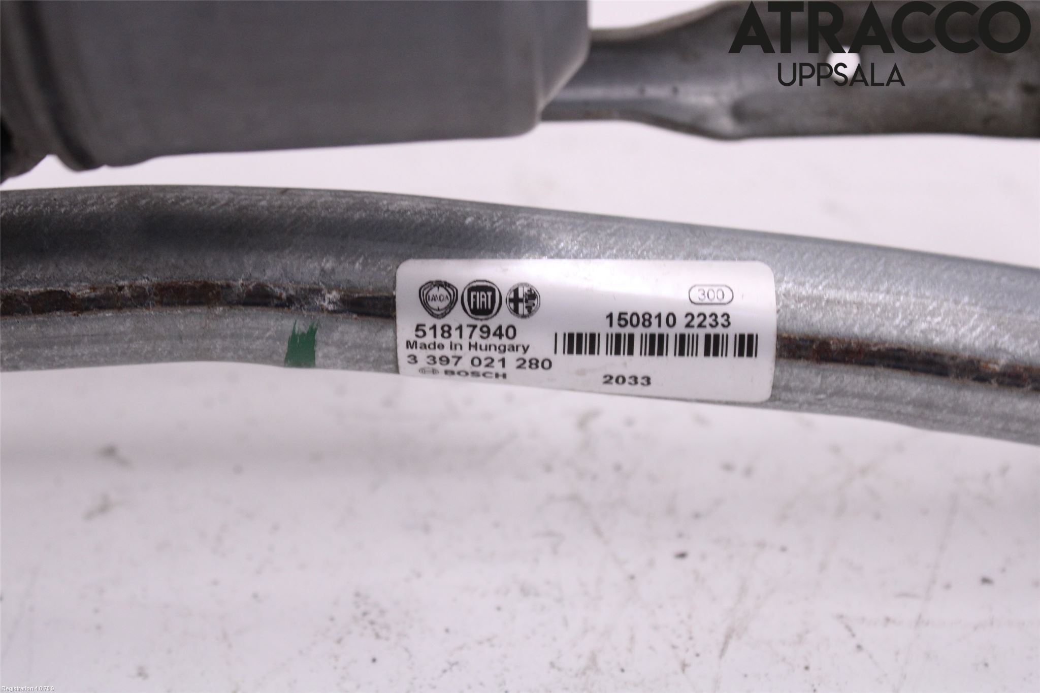 Fiat DOBLO CARGO Torkarmekanism Vindruta