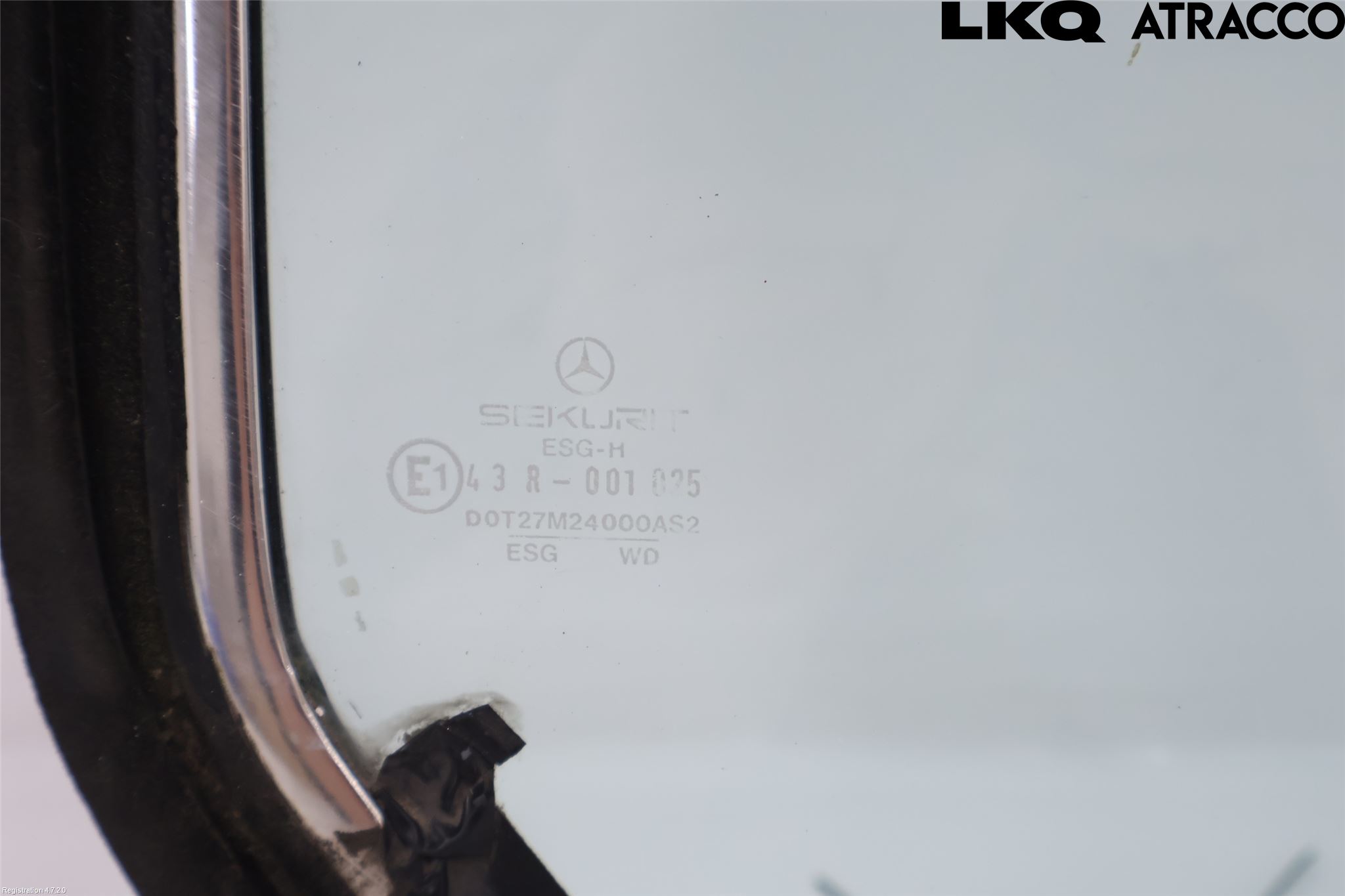Mercedes-Benz MB 380-560SEC C126 81-91 Dörruta Bak Vänster