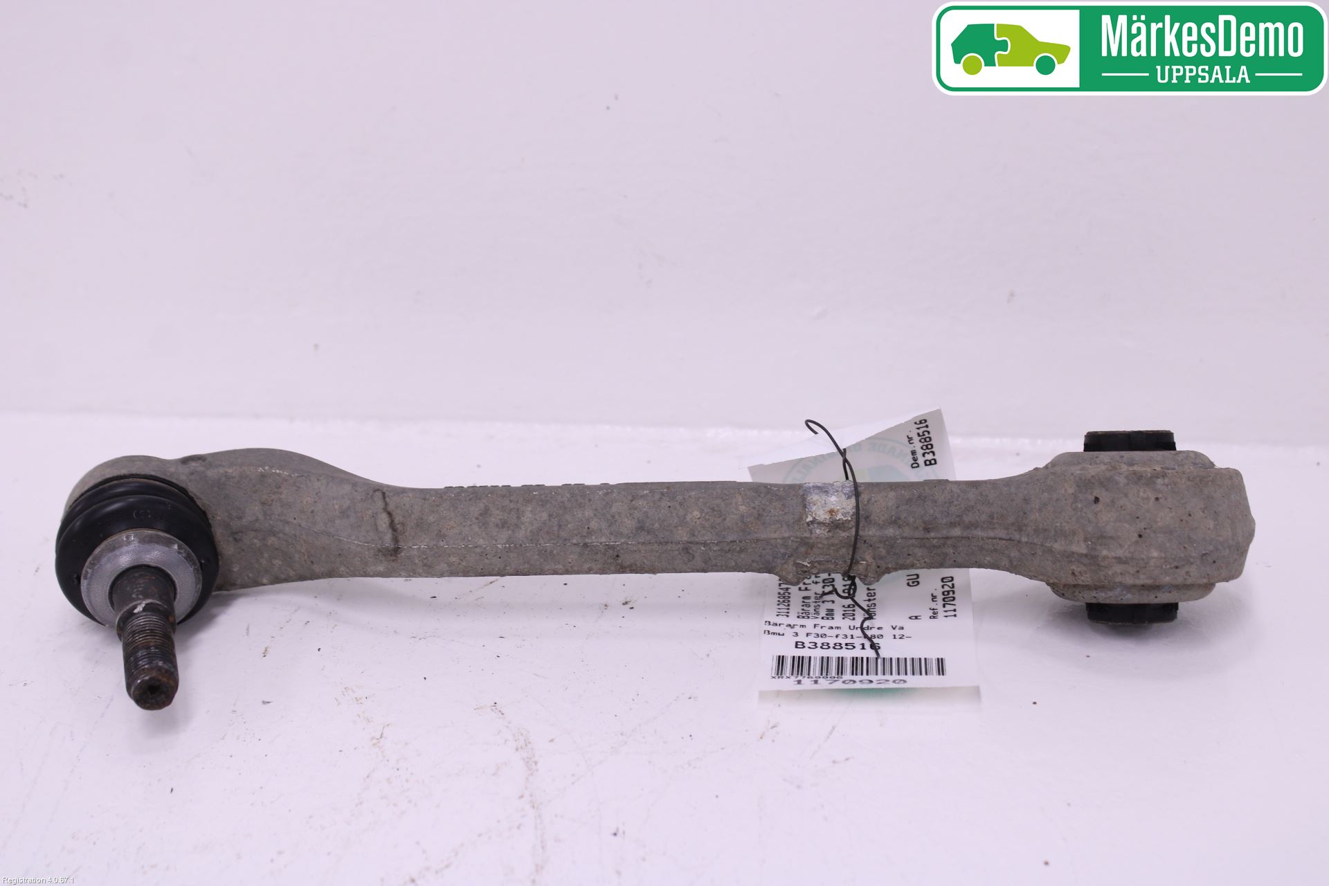 BMW 3 F30/F31/F80 12-19 Bärarm Fram Undre Vä