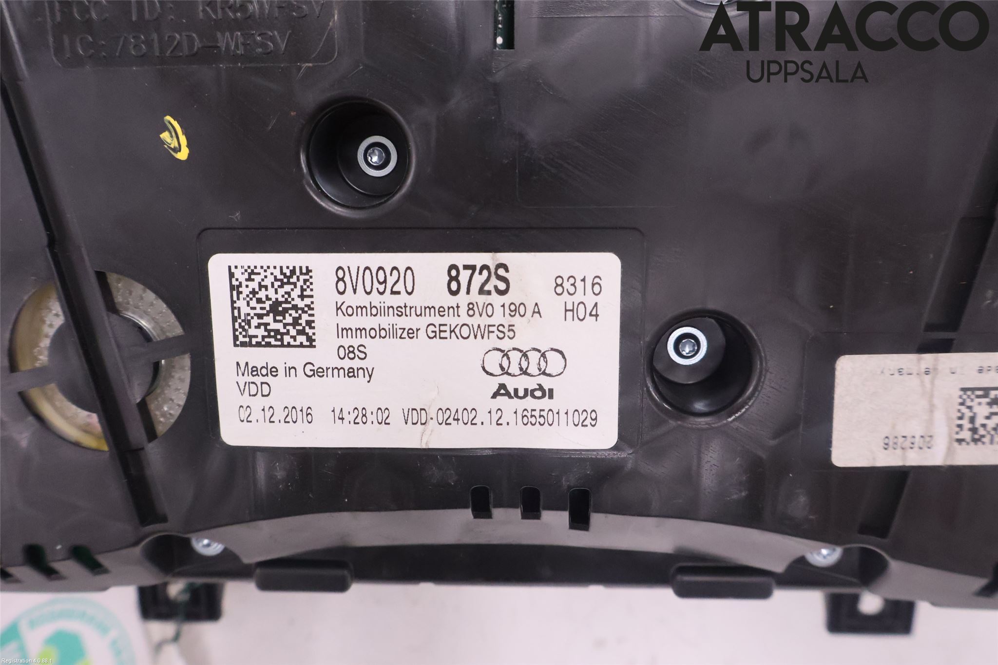 Audi A3/S3 8V 13-20 Instrument Komb