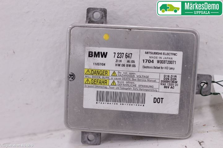 BMW 5 F10/F11/F18 09-17 Styrenhet Strålkastare