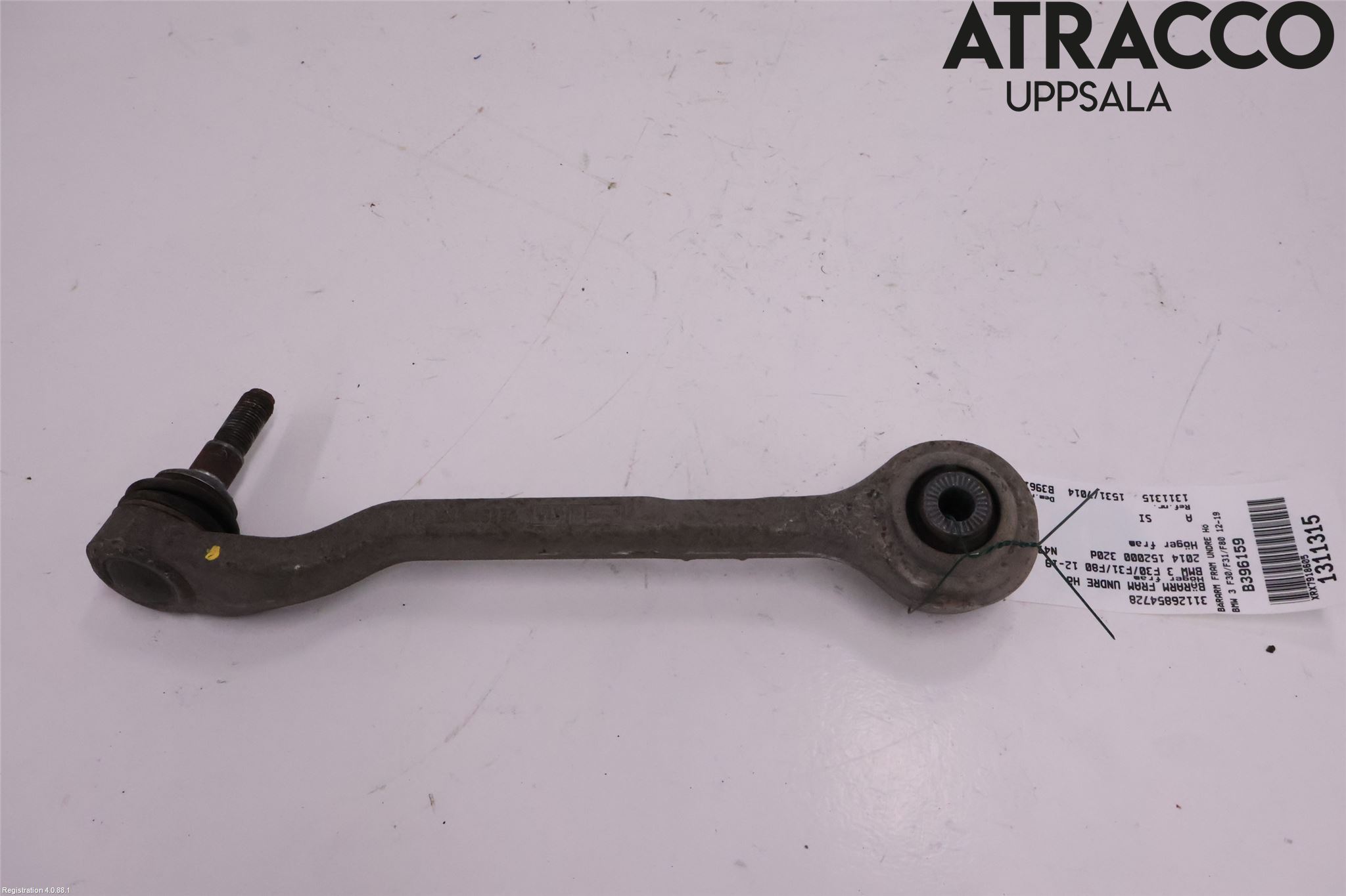 BMW 3 F30/F31/F80 12-19 Bärarm Fram Undre Hö