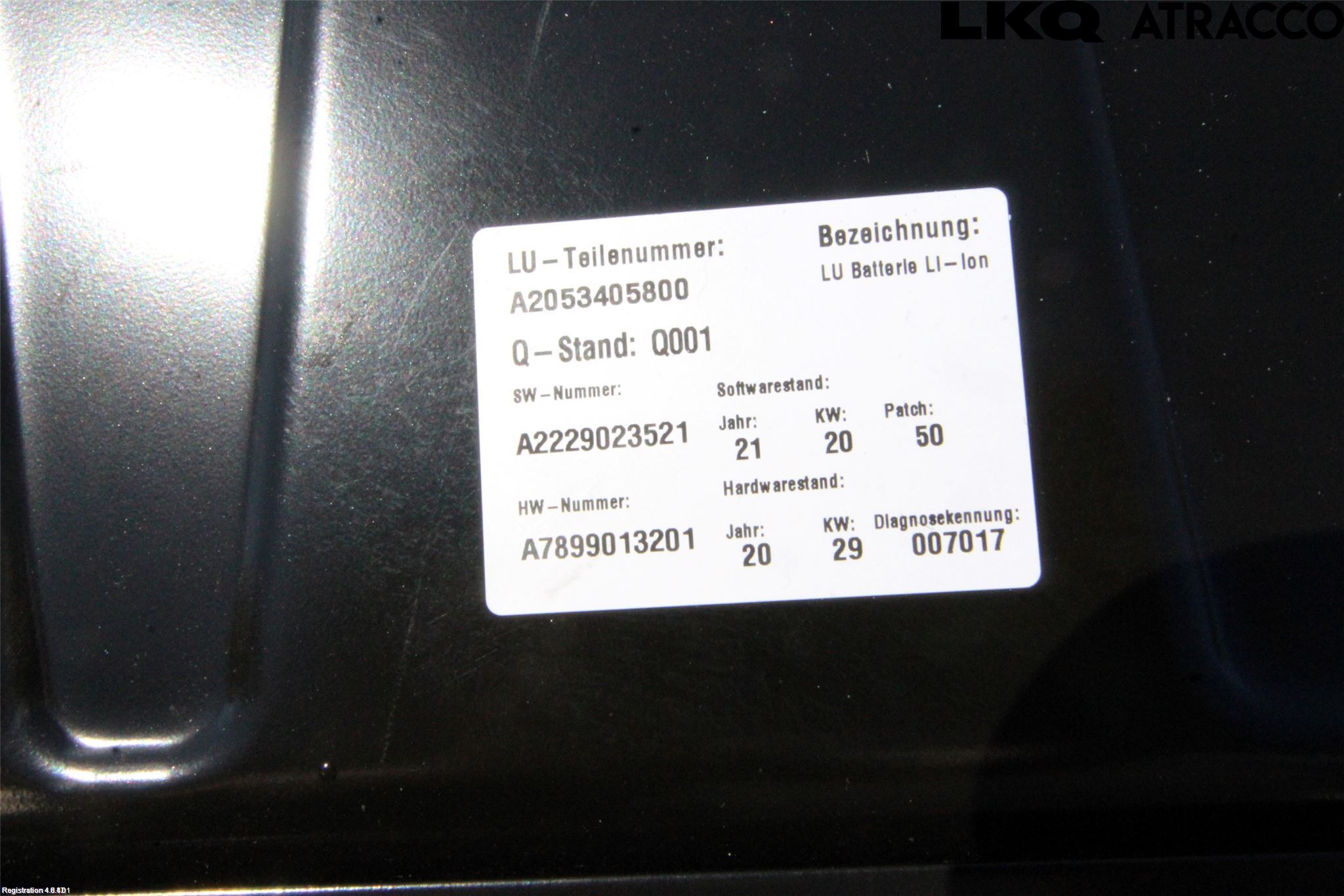 Mercedes-Benz MB E-KLASS (W213) 16-23 Batteri Högspänning