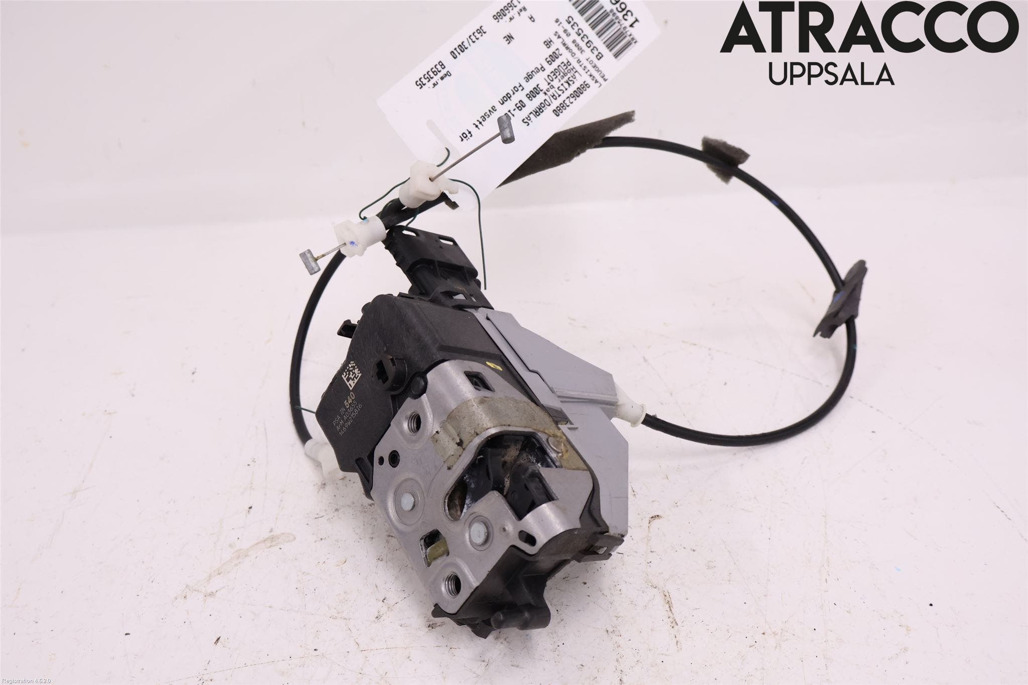 Peugeot 3008 09-16 Låskista-Dörrlås