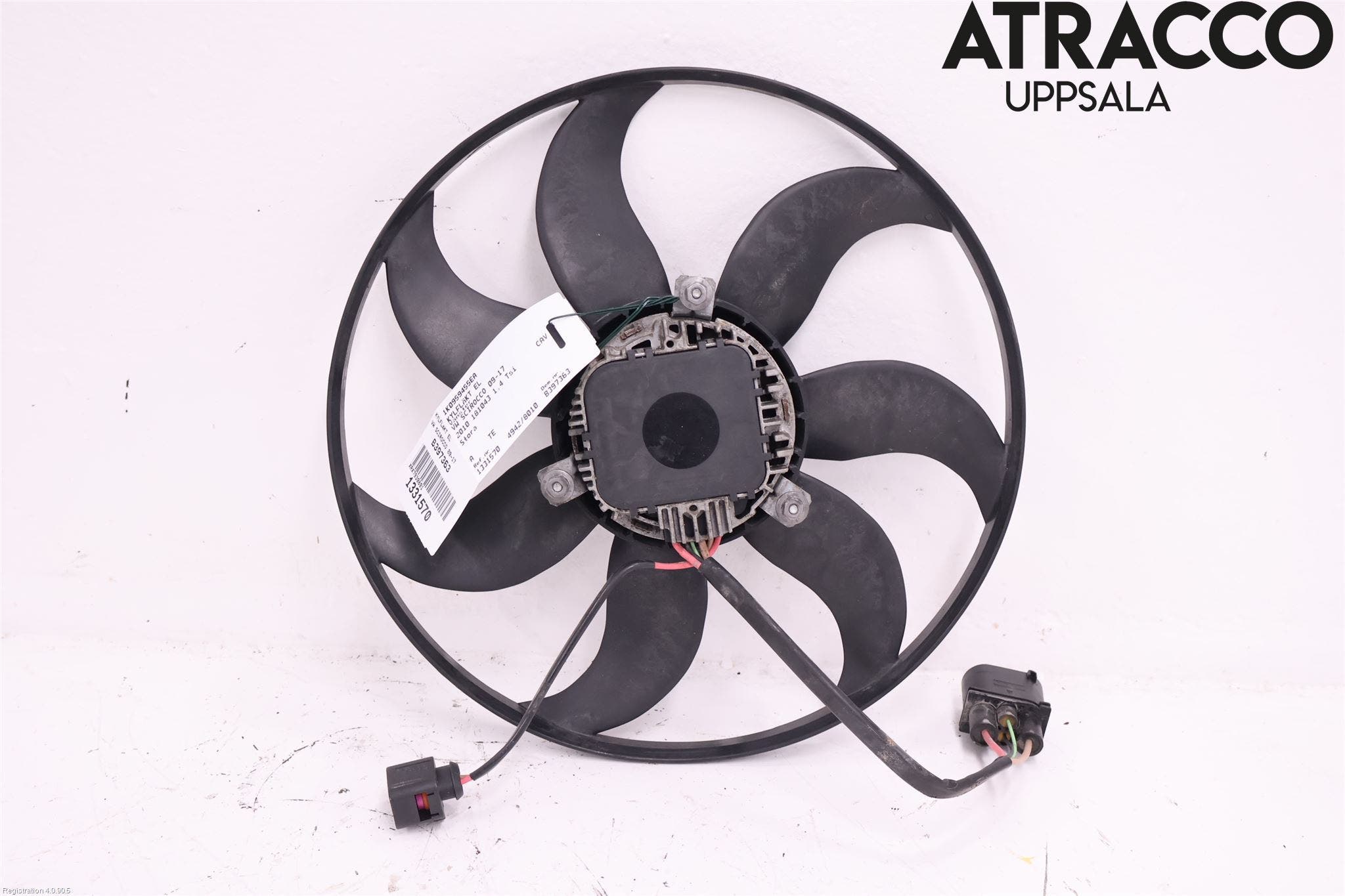 Volkswagen VW SCIROCCO 09-17 Kylfläkt El