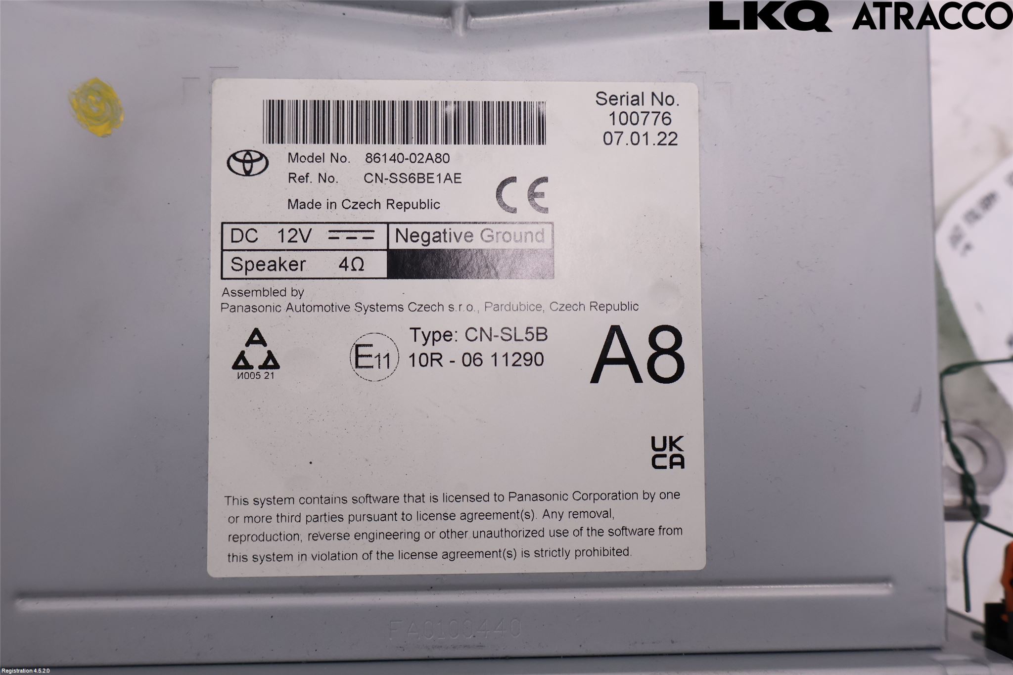 Toyota COROLLA 19- Cd Radio - Multimediapanel