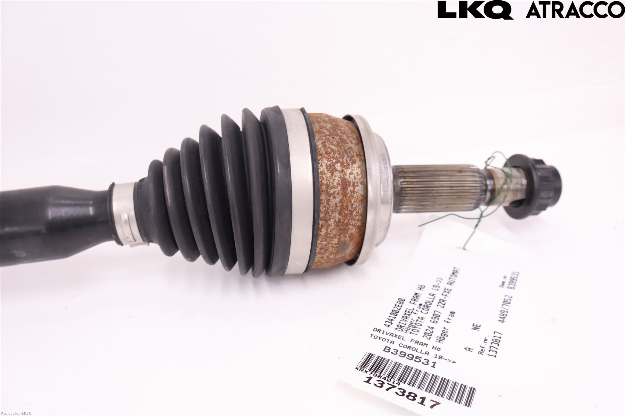 Toyota COROLLA 19- Drivaxel Fram Höger