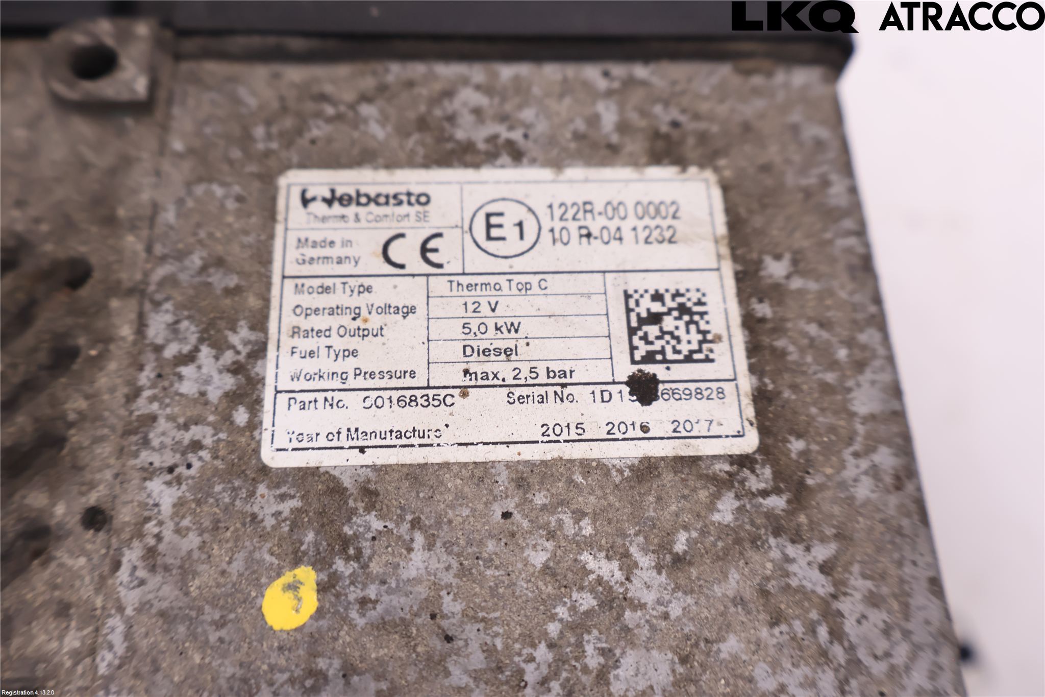 Toyota PROACE I 13-16 Dieselvärmare