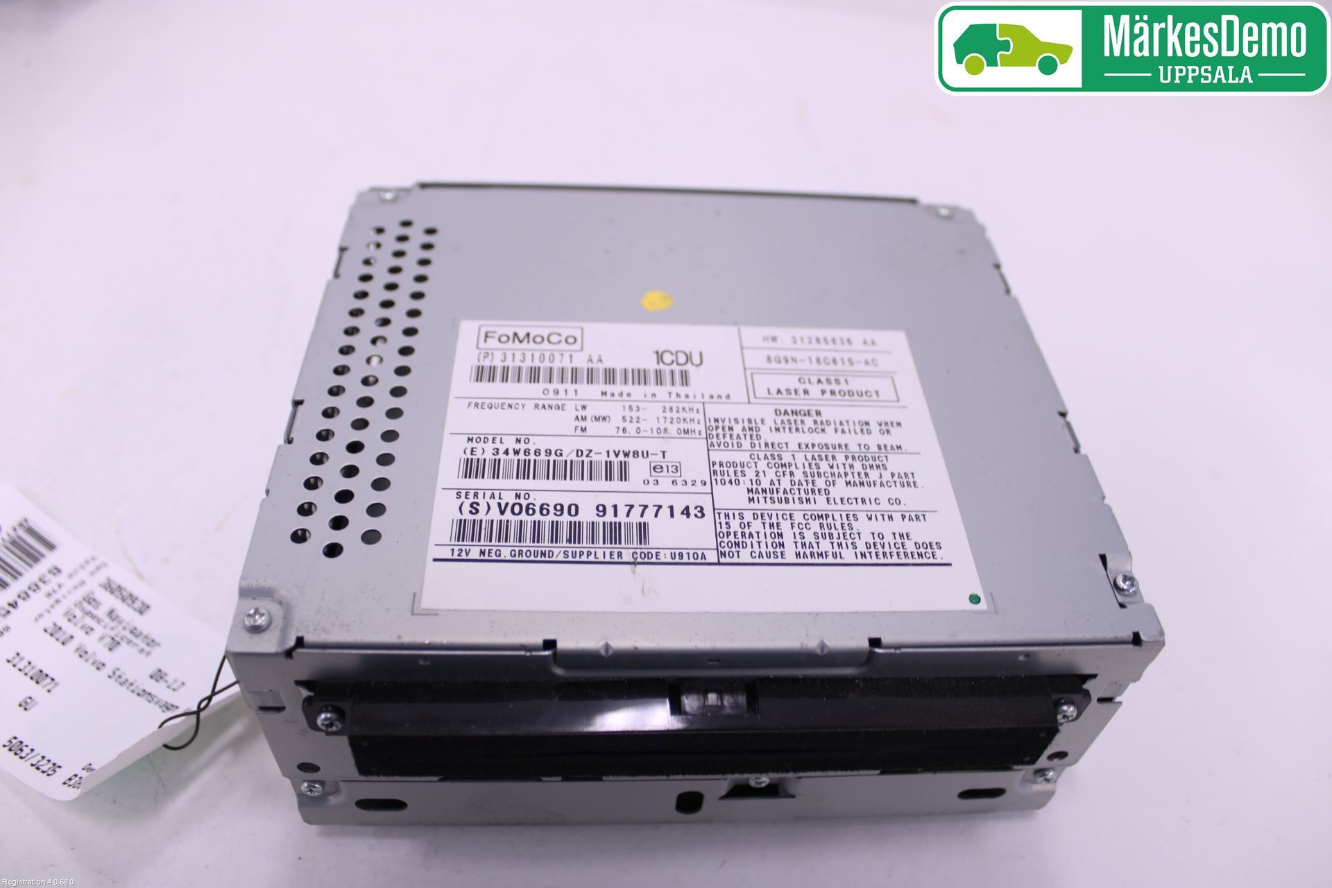 Volvo V70 08-13 Gps Navigator