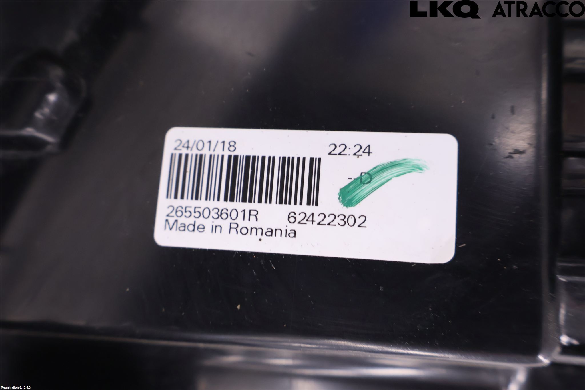 Dacia DUSTER 18-24 Bakljus Höger