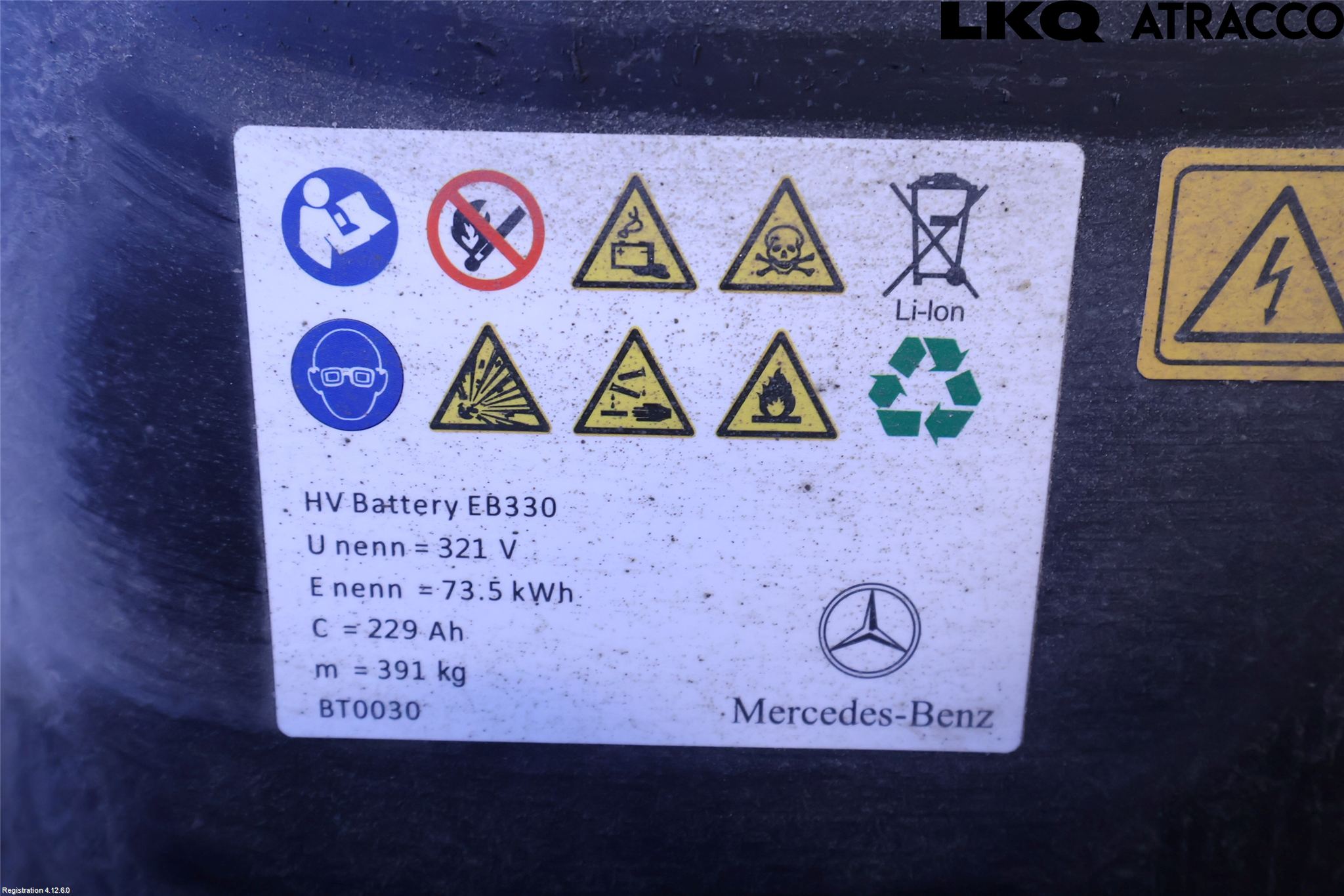Mercedes-Benz MB EQB (X243) 22- Batteri Högspänning