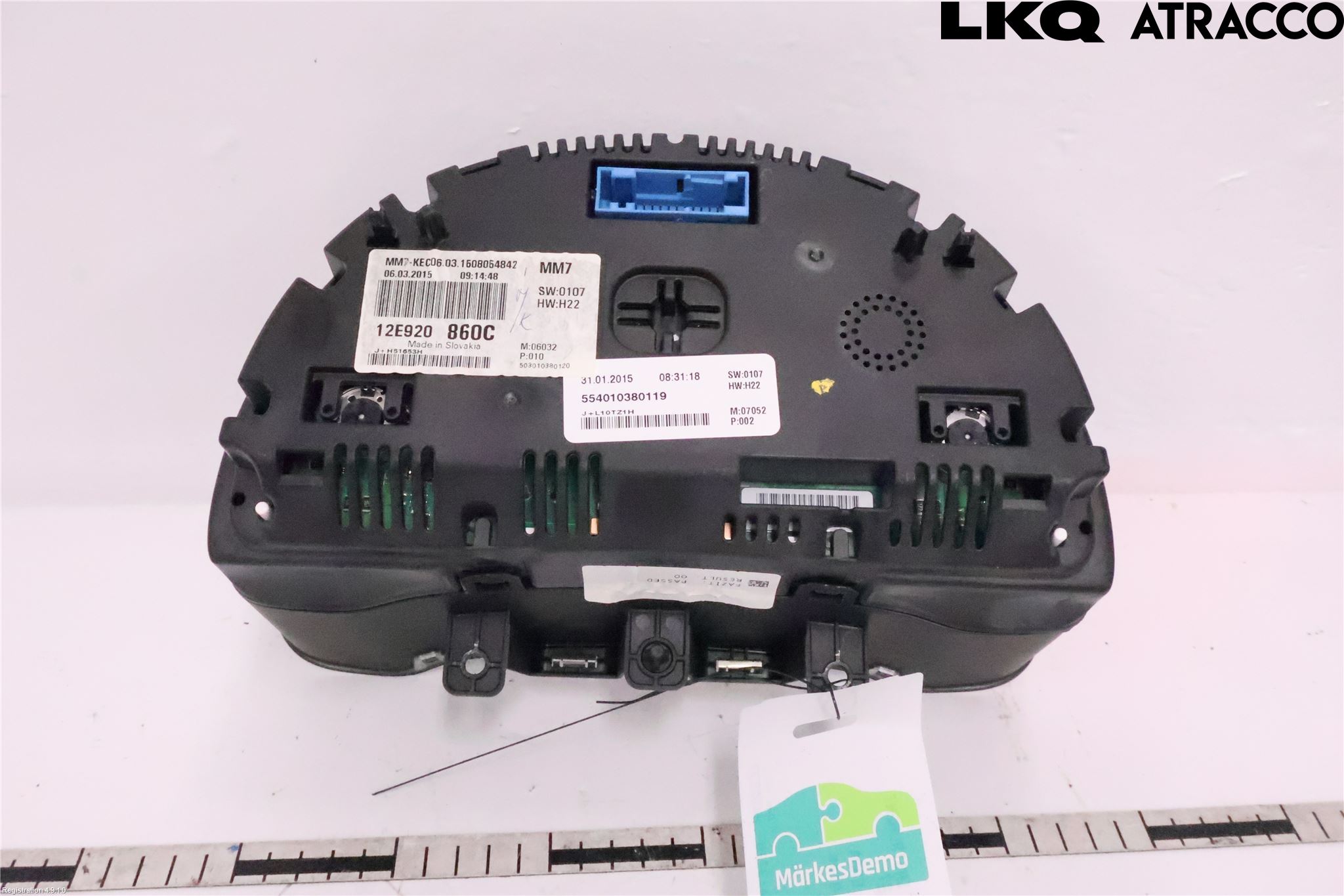 Volkswagen VW UP! / E-UP! Instrument Komb