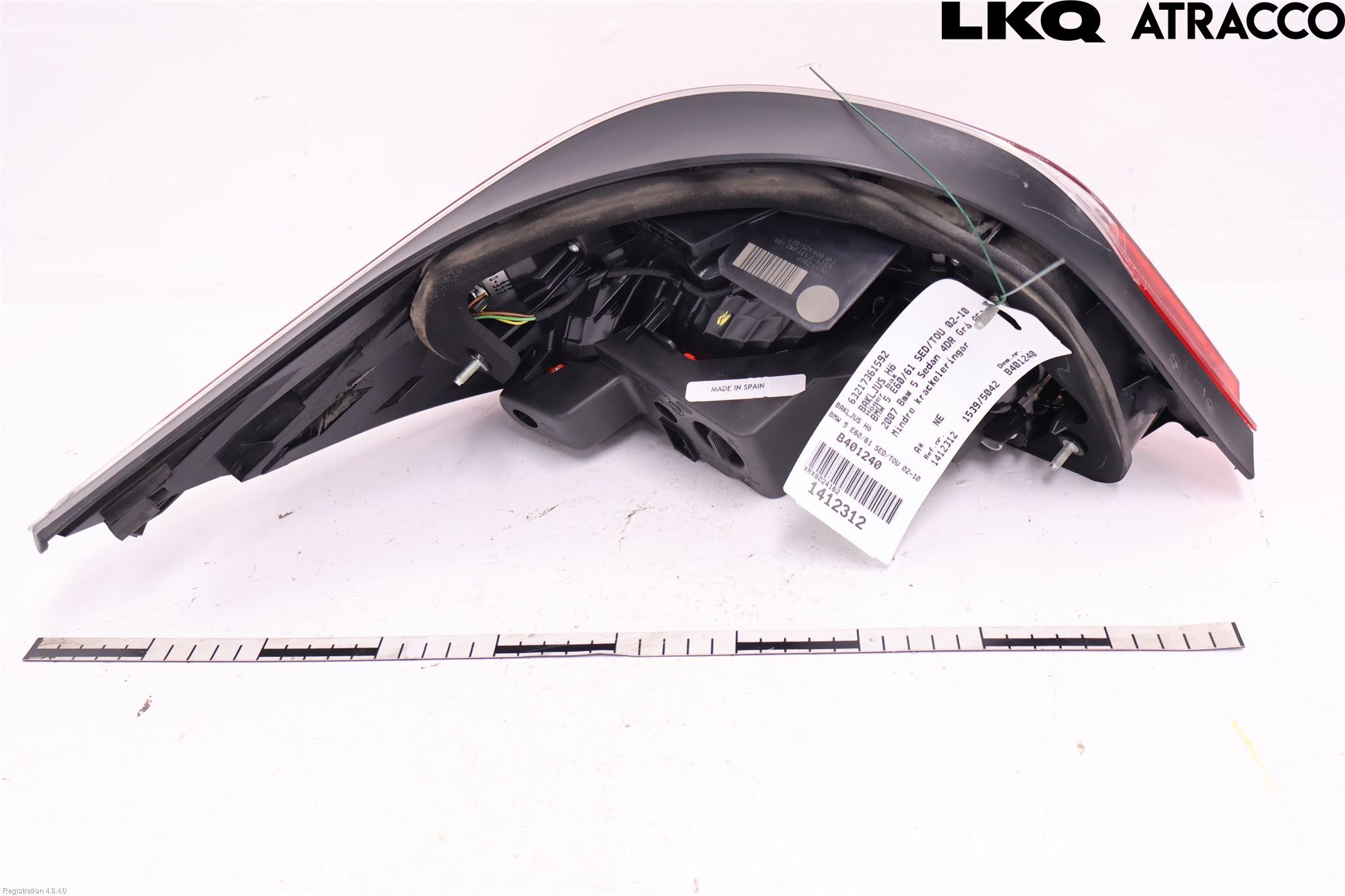 BMW 5 E60/61 Sed/Tou 02-10 Bakljus Höger