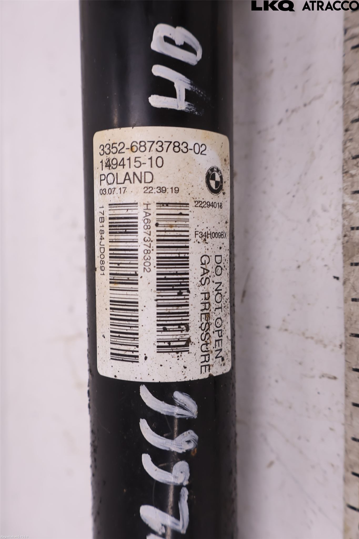 BMW 3 GT F34 13-19 Stötdämpare Bak