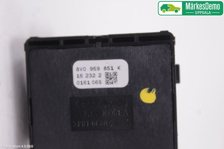 Audi A3/S3 8V 13-20 Strömställare Elhiss