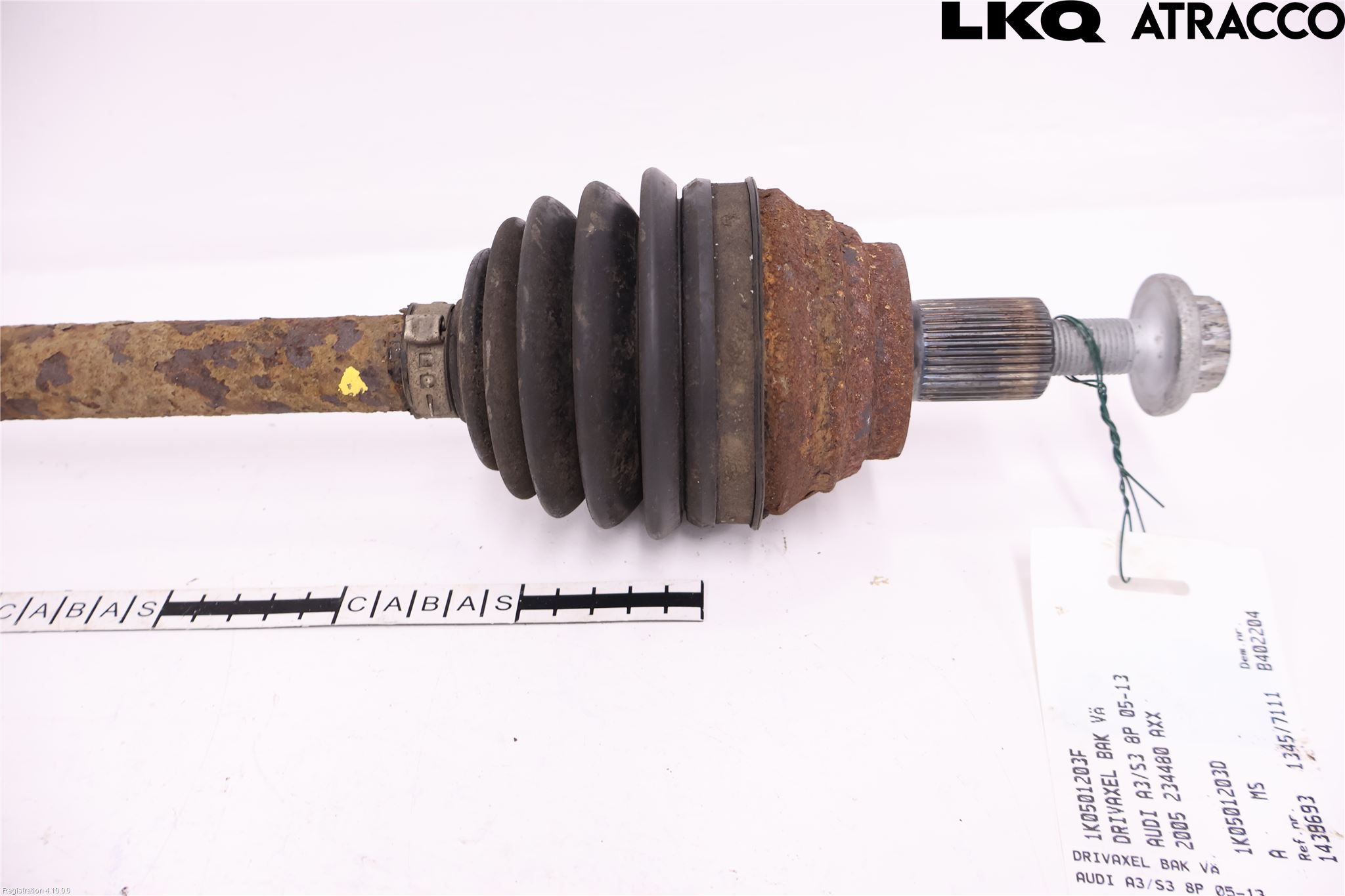 Audi A3/S3 05-13 Drivaxel Bak Vänster