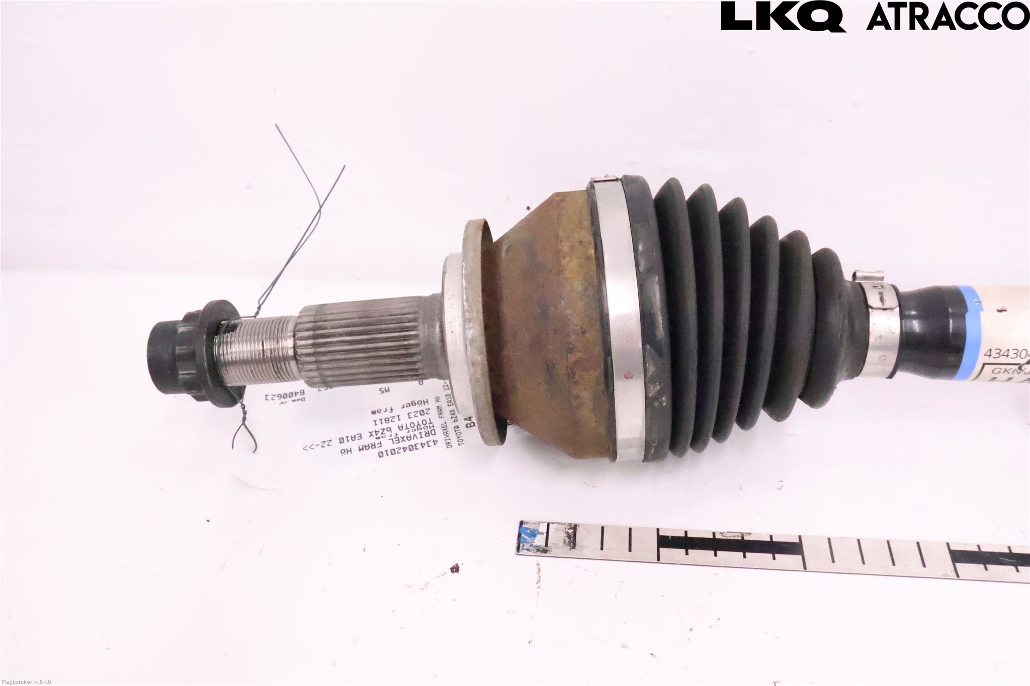 Toyota bZ4X EA10 22- Drivaxel Fram Höger