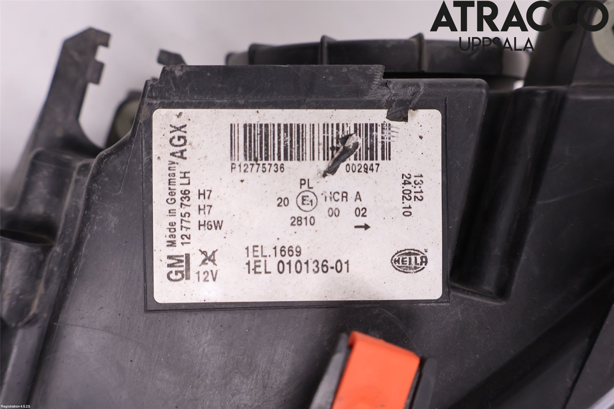 Saab 9-5 10-12 Strålkastare Vänster